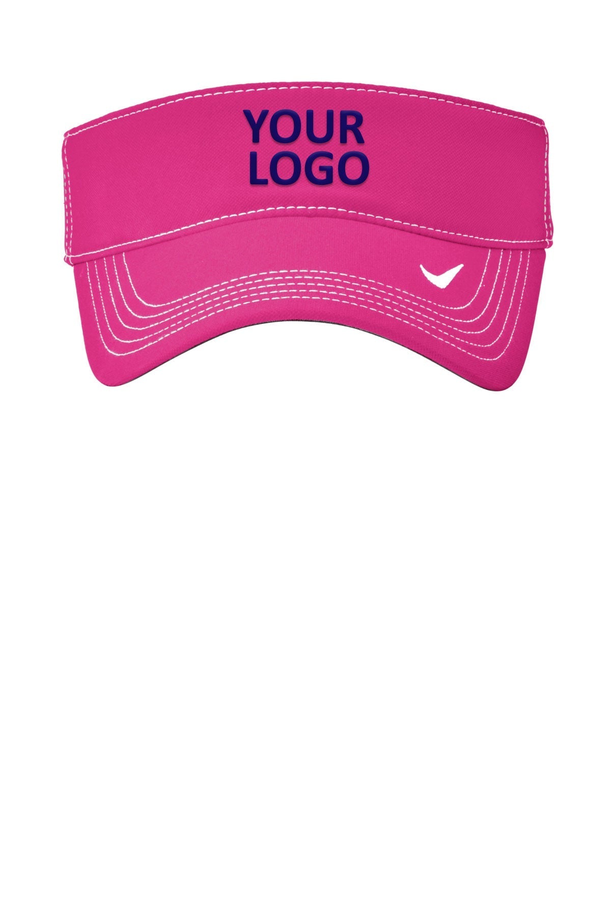 Nike Dri-FIT Ace Branded Visors, Vivid Pink [Horizontal]