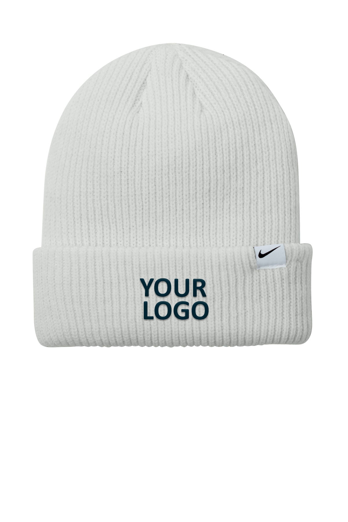 Nike Terra Branded Beanies, Summit White [Altius Mind & Performance]
