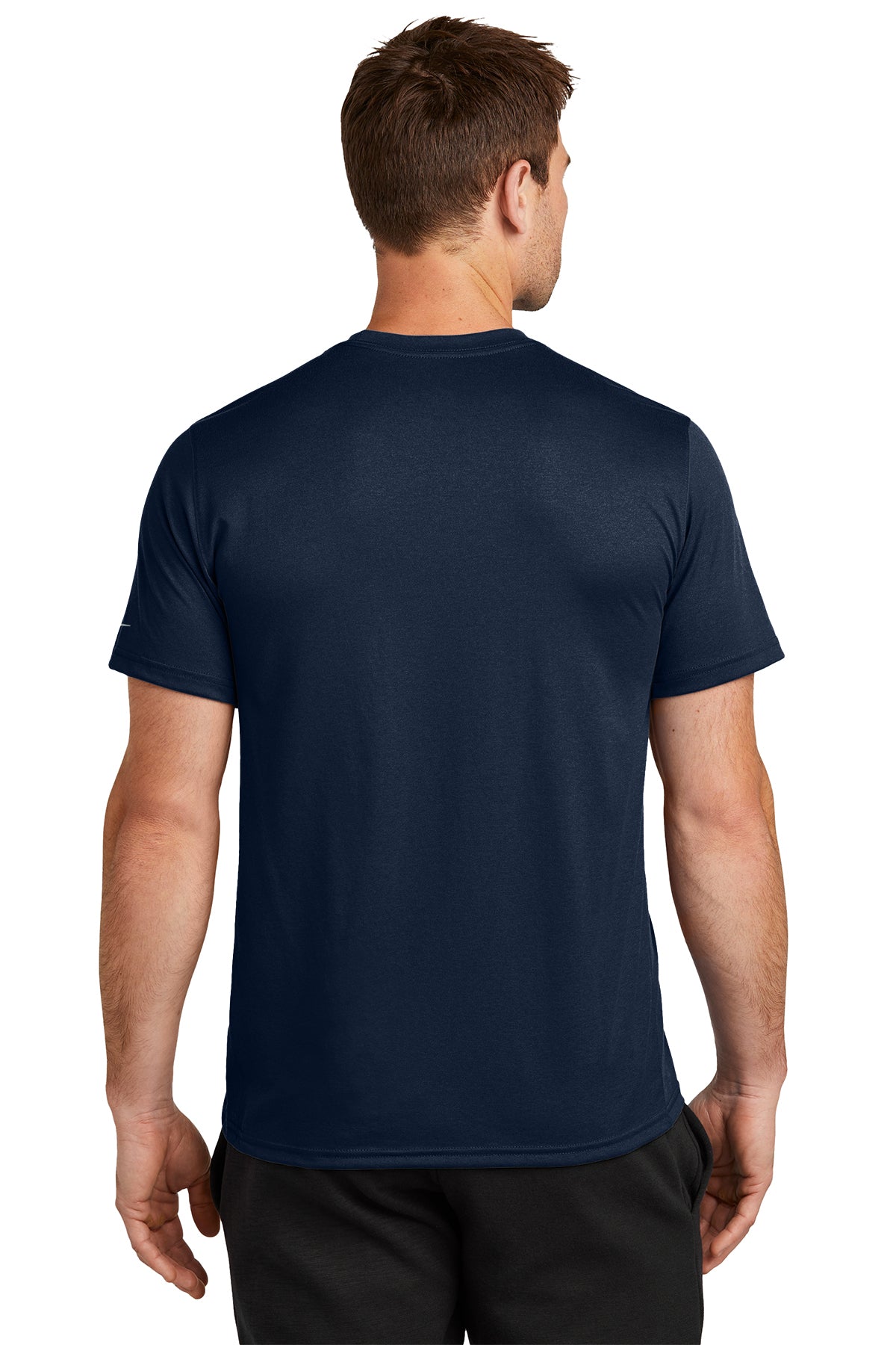 Nike Swoosh Sleeve rLegend Customized Tee's, College Navy [Rose Cay Maritime]