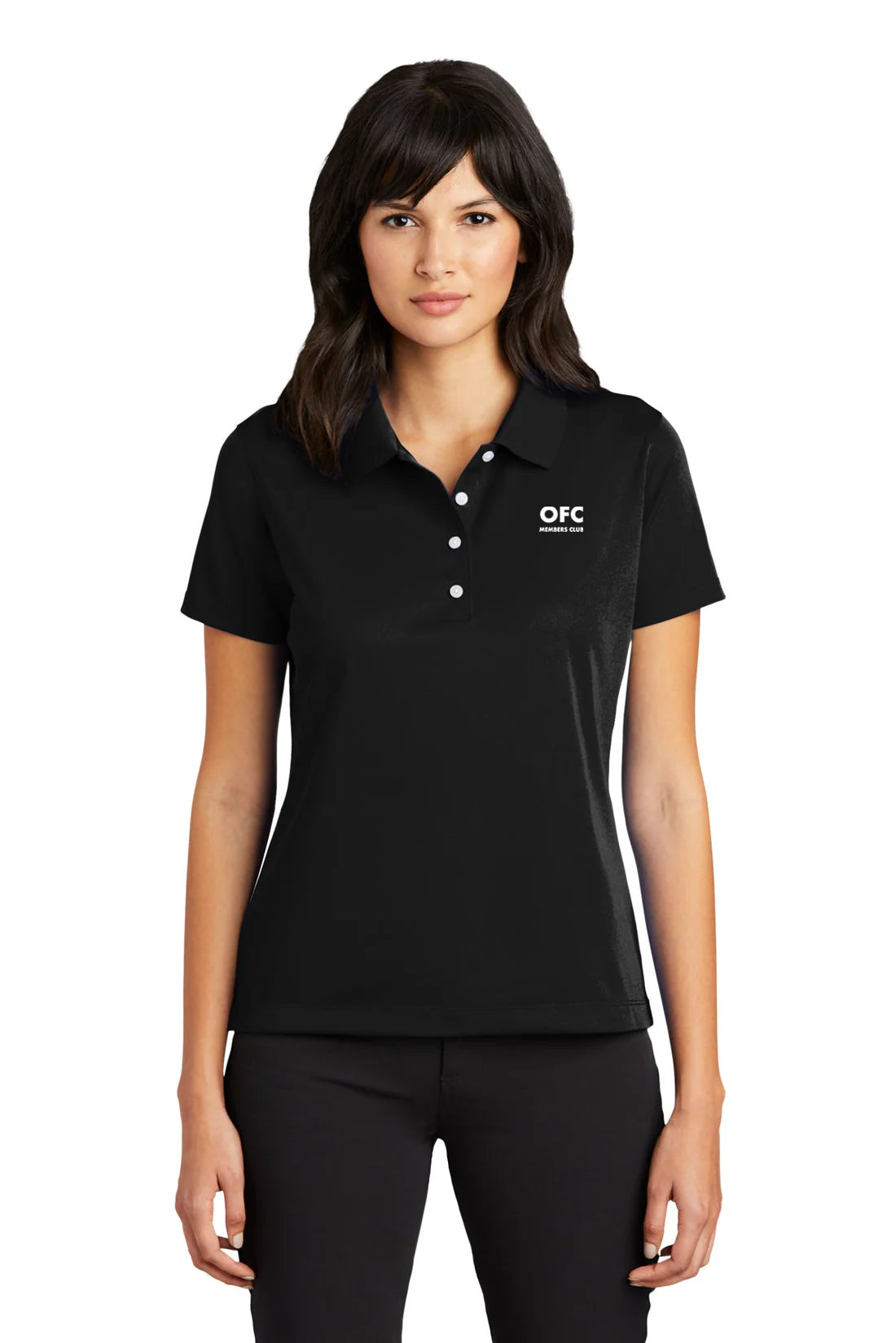 Nike Ladies Tech Basic Dri-FIT Polo, Black [Oregon Founders Club]