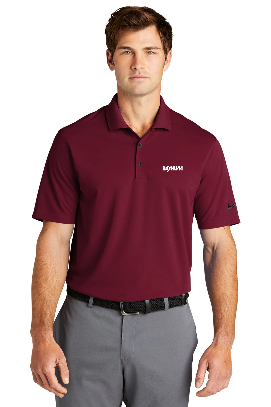 Nike Dri-FIT Micro Pique Polo, Team Red [Baynum Solutions]