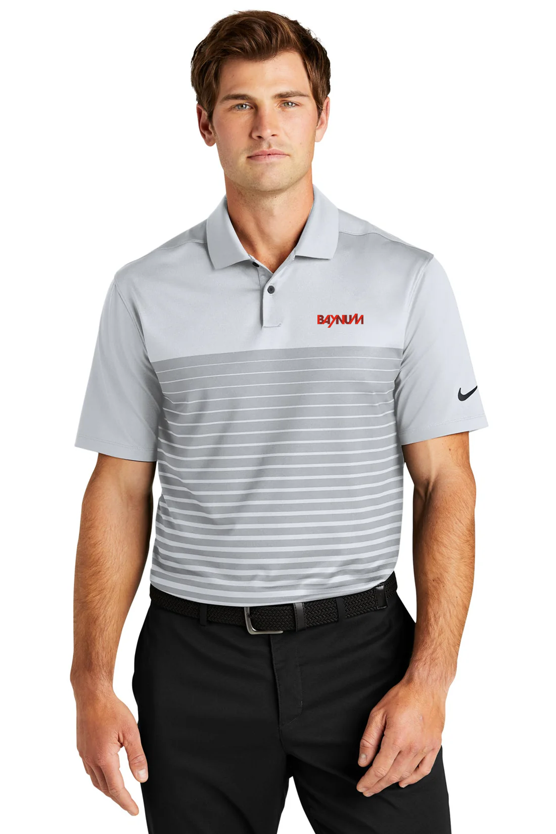 Nike Dri-FIT Vapor Block Polo, Wolf Grey [Baynum Solutions]