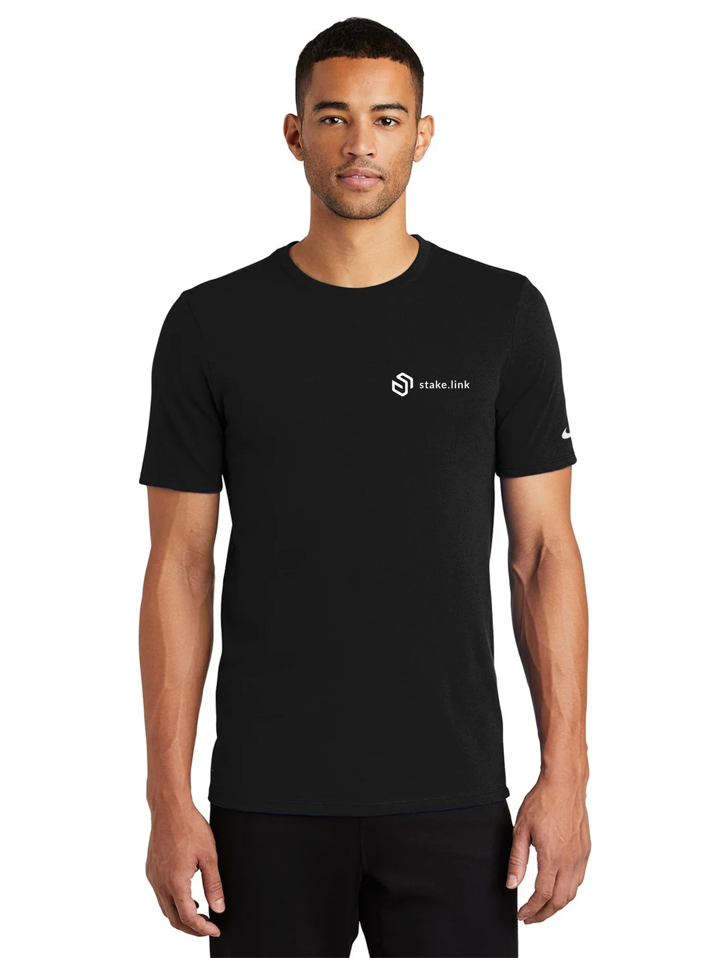 Nike DriFIT Cotton Poly Tee, Black [stakedotlink Ltd.]