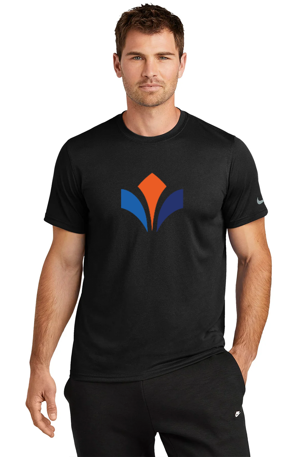 Nike Swoosh Sleeve rLegend Tee, Black [Zura Bio]