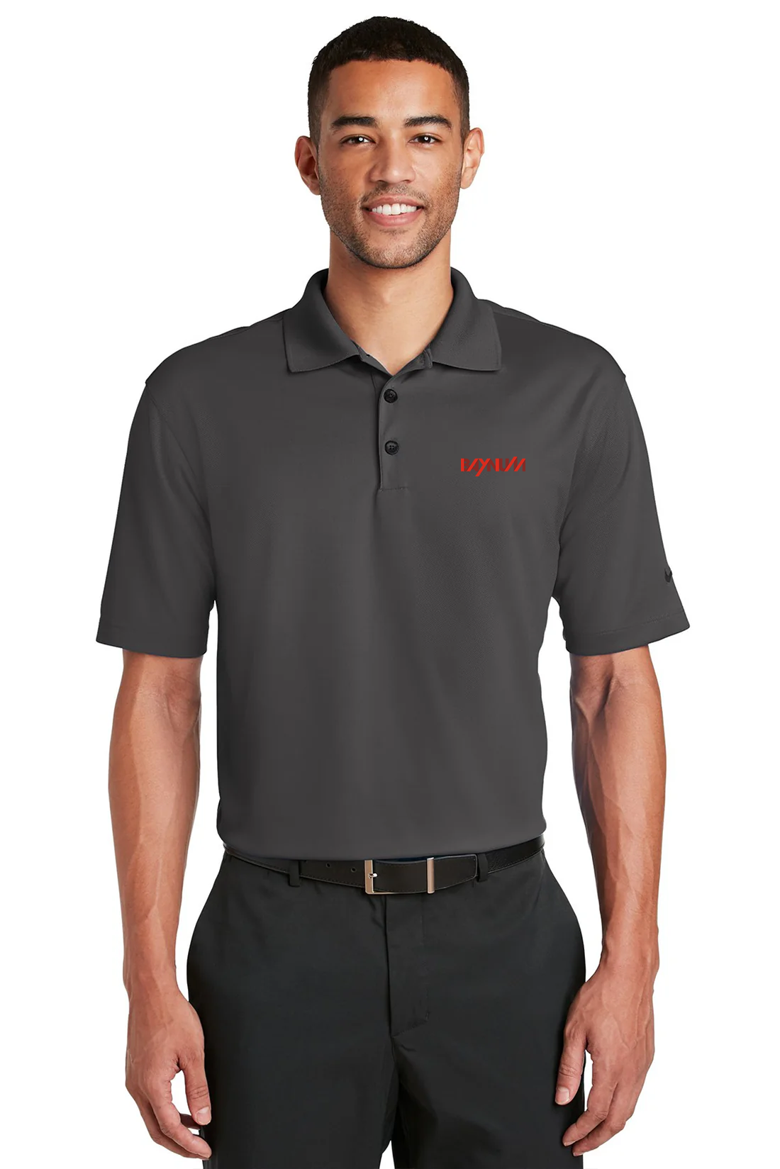 Nike Tall Dri-FIT Micro Pique Polo, Anthracite [Baynum Solutions]
