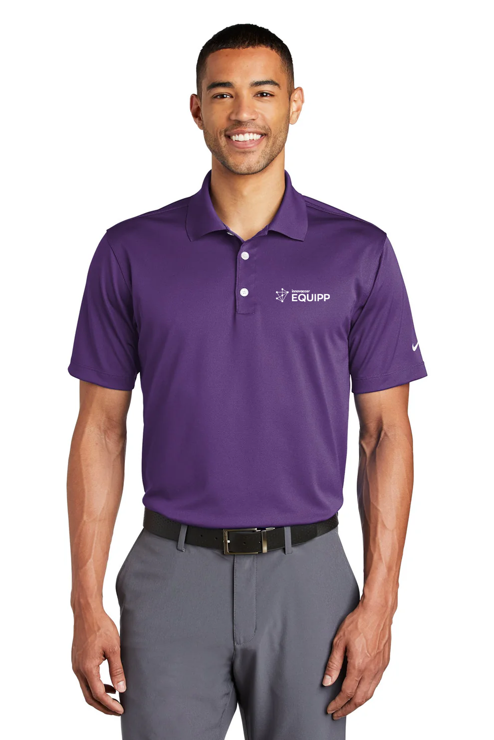 Nike Tech Basic Dri-FIT Polo, Varsity Purple [PQS by Innovaccer]