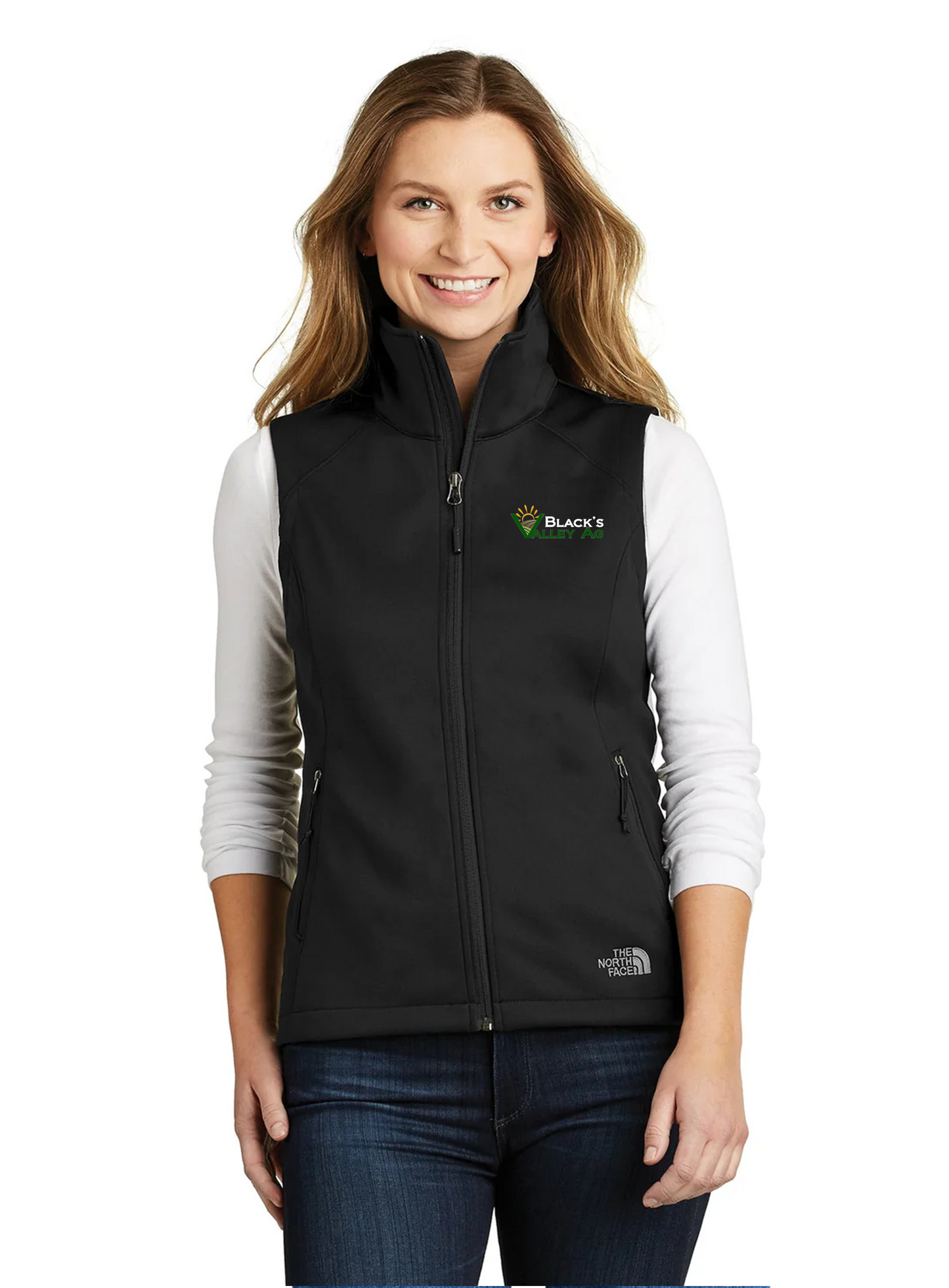 North Face Ladies Ridgewall Soft Shell Vest, TNF Black [Black's Valley AG]