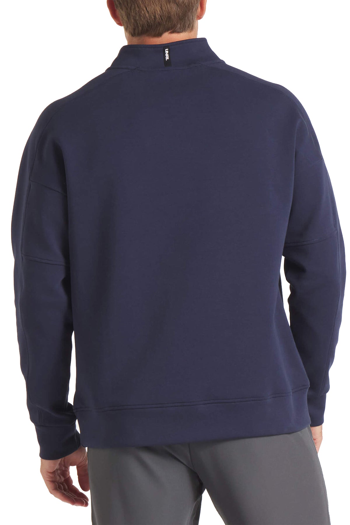 UNRL Outbound Custom Quarter Zips, Midnight Navy