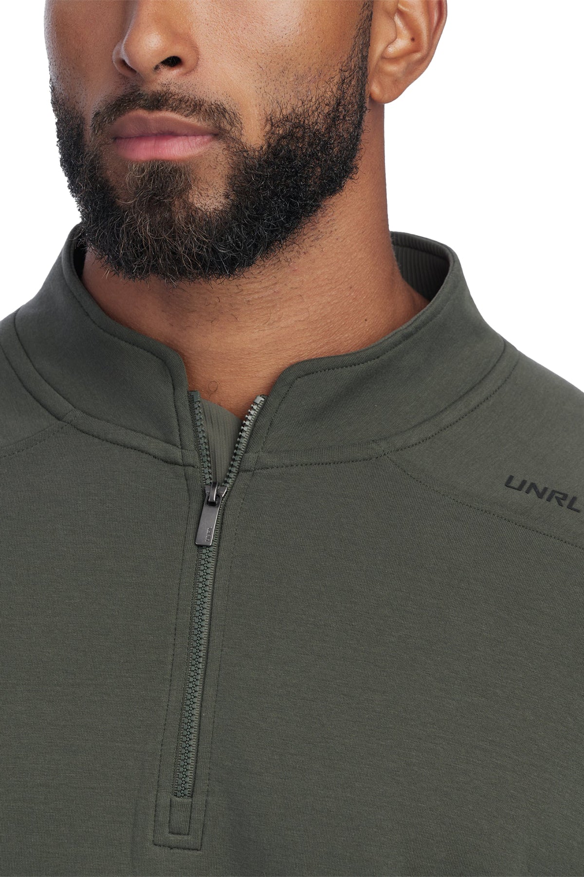 UNRL Outbound Custom Quarter Zips, Pine
