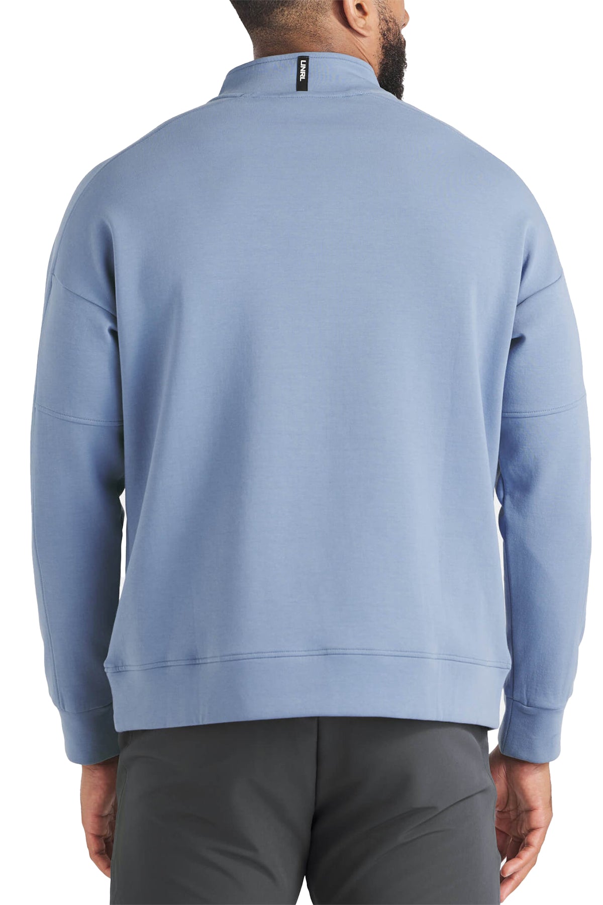 UNRL Outbound Custom Quarter Zips, Storm Blue