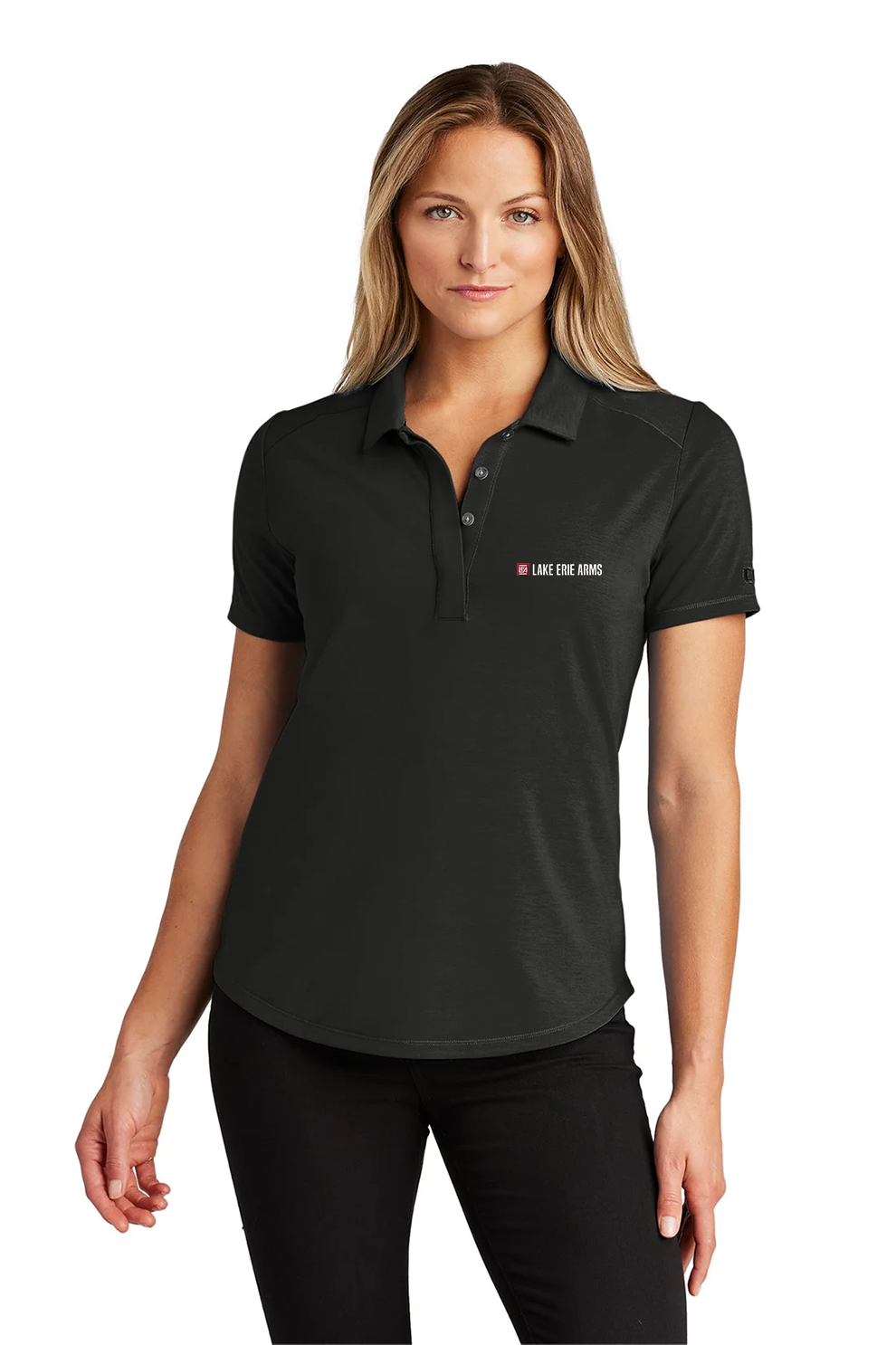 OGIO Ladies Motion Polo, Blacktop [Lake Erie Arms]