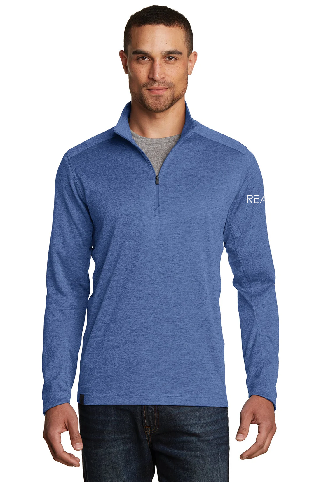 OGIO Pixel Quarter Zip, Optic Blue [Real8 Group]