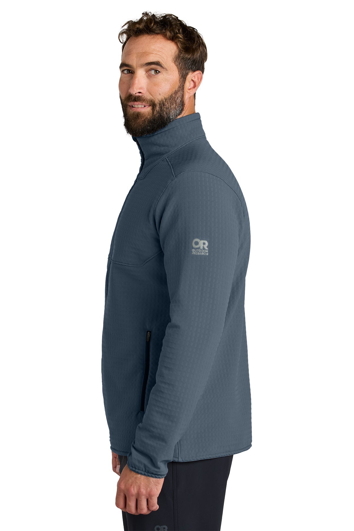 Outdoor Research Grid Soft Shell Custom Jackets, Naval Blue