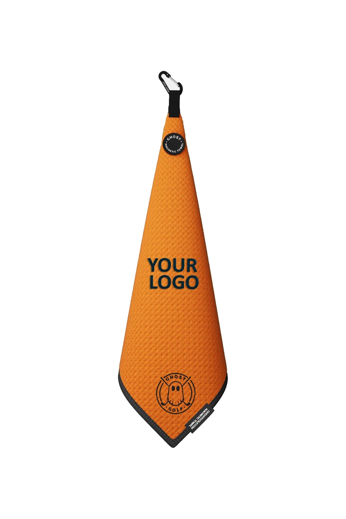 Custom Golf Towel Ghost Greenside Orange