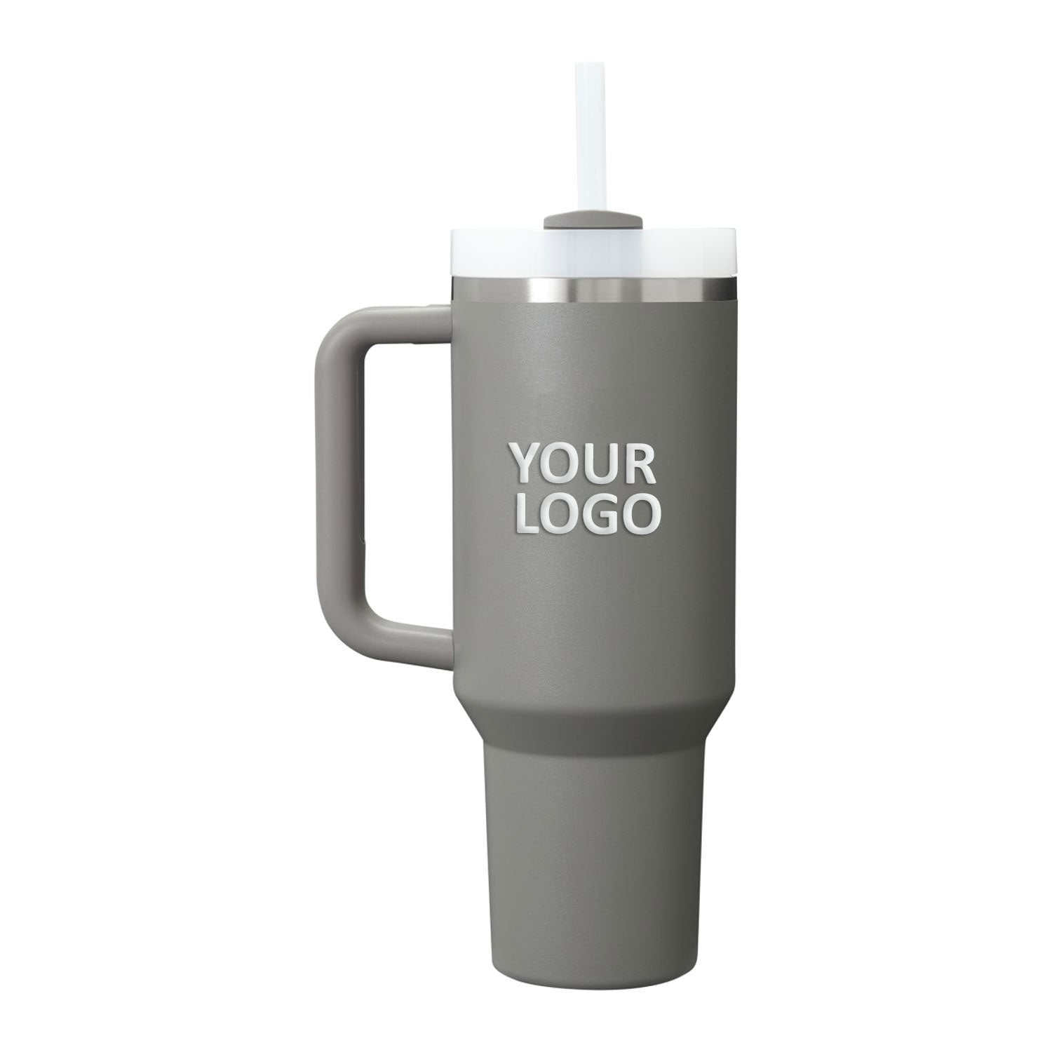 Stanley Quencher FlowState Custom Tumblers 40 oz, Stone [Elmwood Homes]