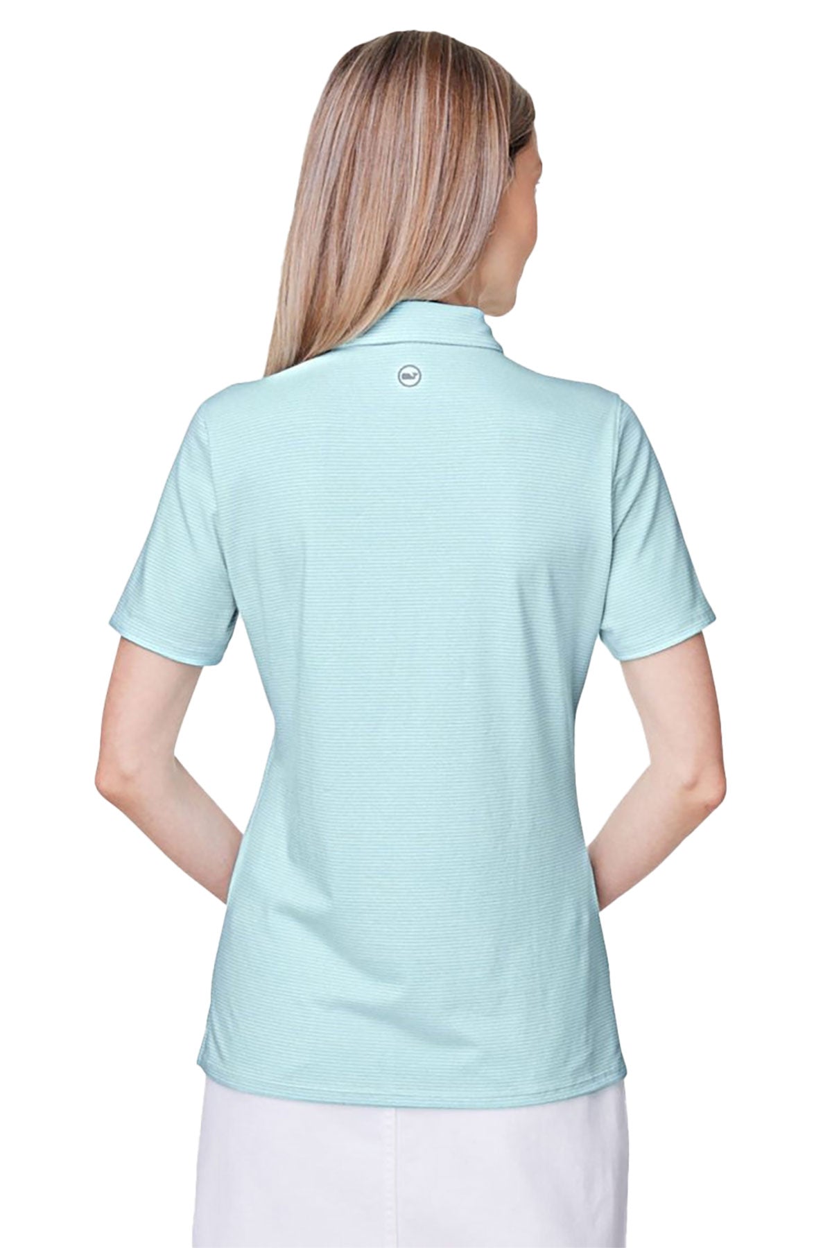 Vineyard Vines Custom Ladies Fanshell Polos, Crystal Blue