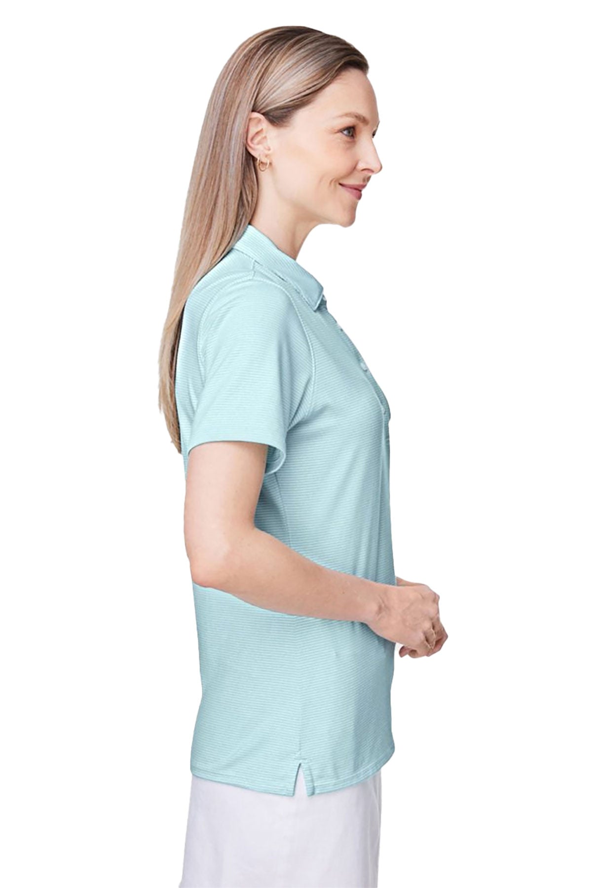 Vineyard Vines Custom Ladies Fanshell Polos, Crystal Blue