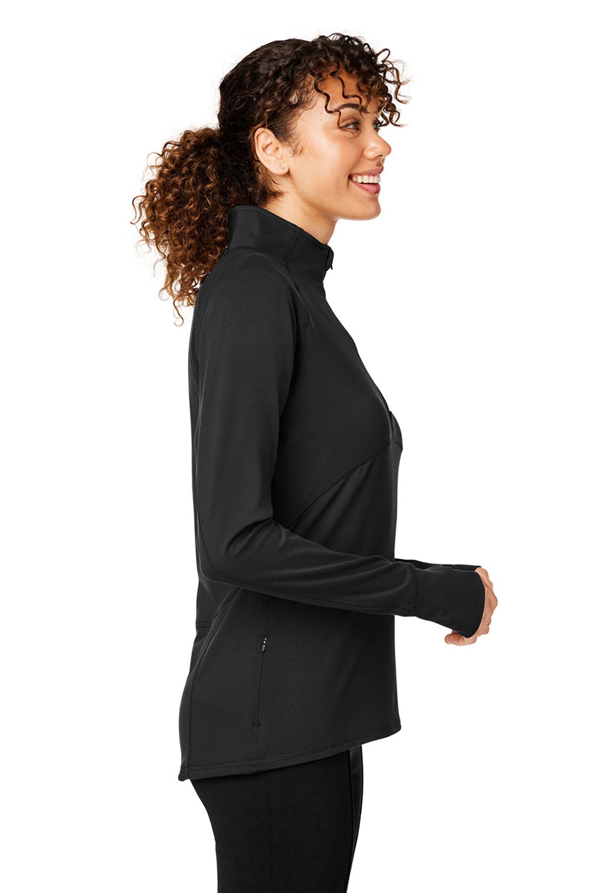 Custom Puma Ladies Gamer Golf Quarter-Zip, Puma Black