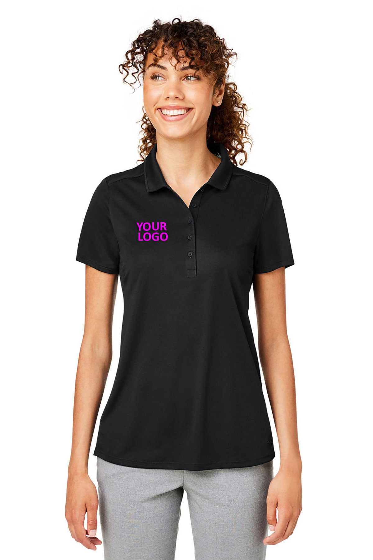 Custom Puma Ladies Gamer Golf Polo, Puma Black