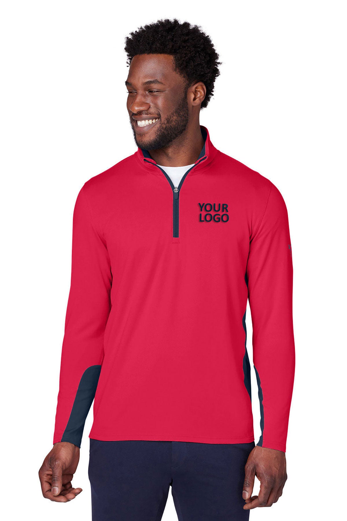 Custom Puma Men's Gamer Golf Quarter-Zip, Ski Patrol