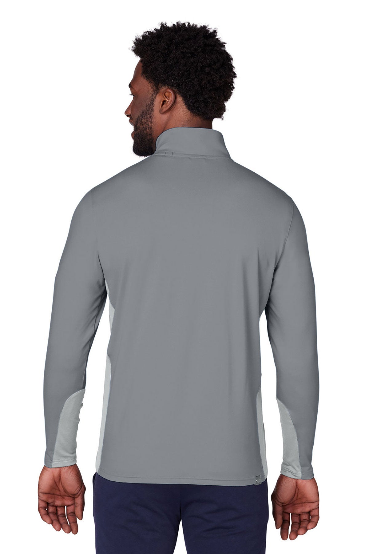 Custom Puma Men's Gamer Golf Quarter-Zip, Quiet Shade