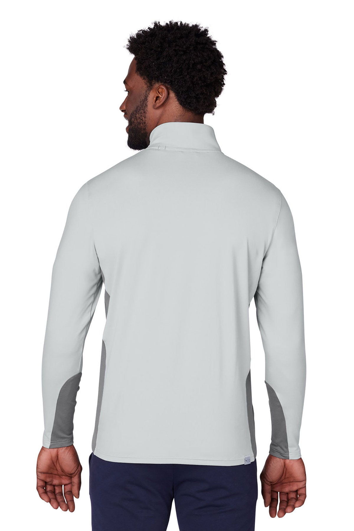 Custom Puma Men's Gamer Golf Quarter-Zip, High Rise