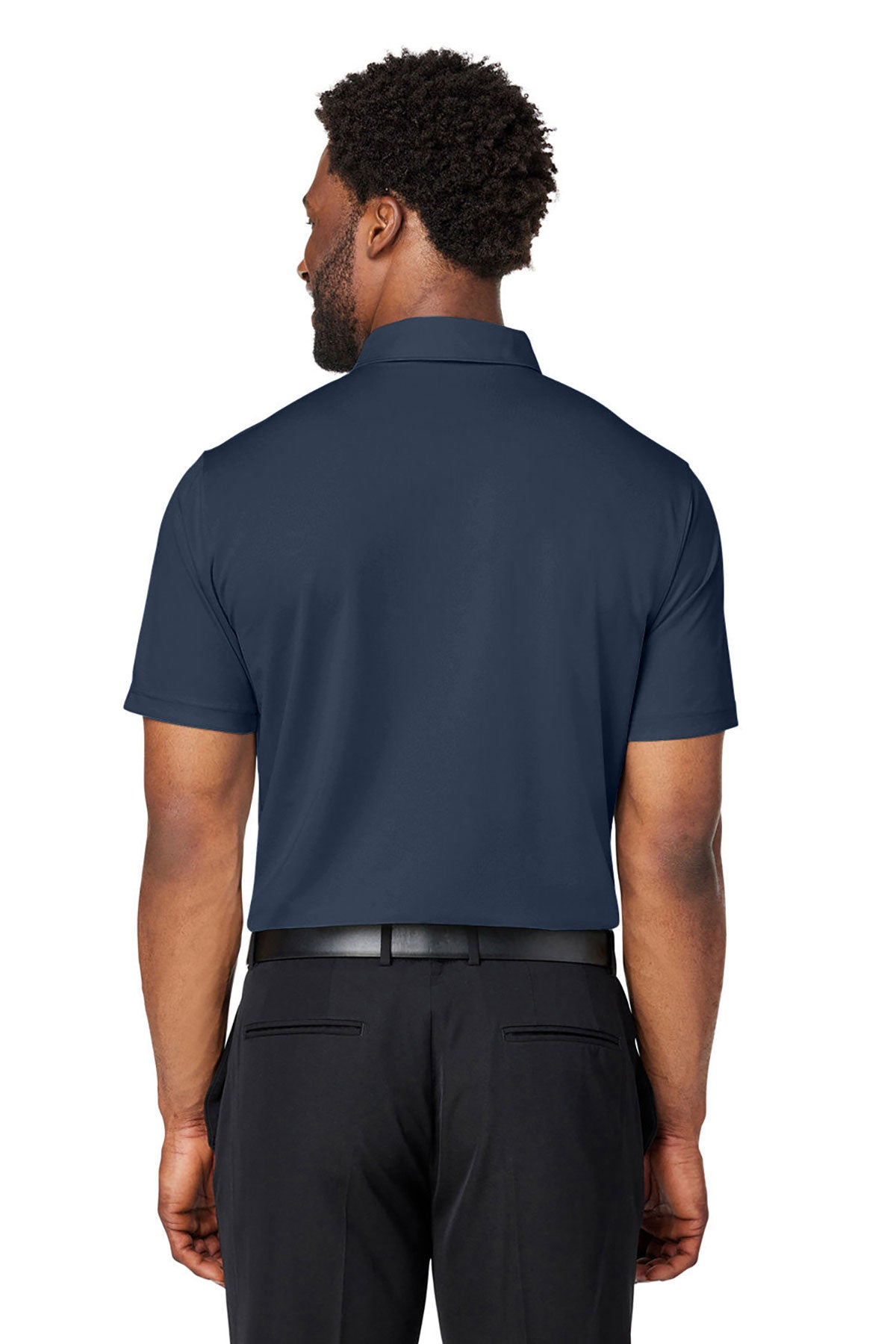 Custom Puma Men's Gamer Golf Polo, Navy Blazer