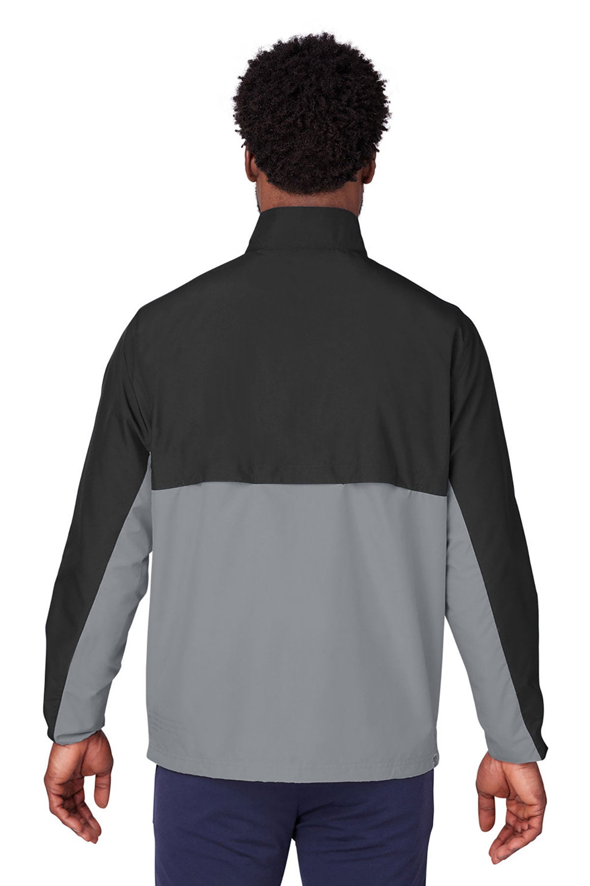 Custom Puma Men's 1st Mile Wind Jacket, Black Quite Shade