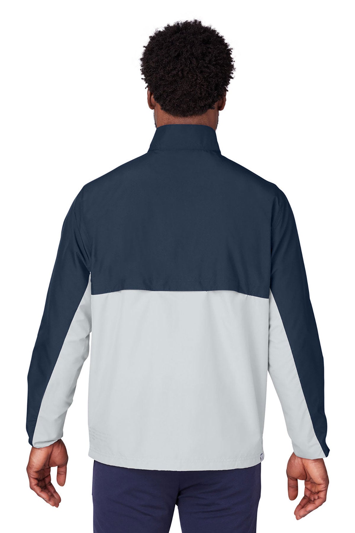 Custom Puma Men's 1st Mile Wind Jacket, Navy Blazer