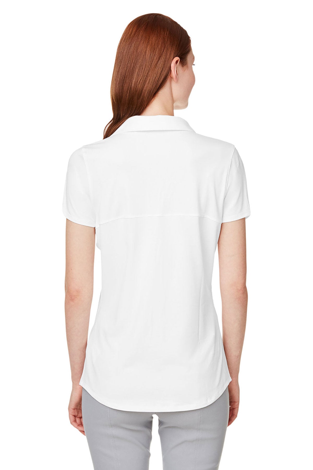 Custom Puma Ladies Cloudspun Free Polo, Bright White