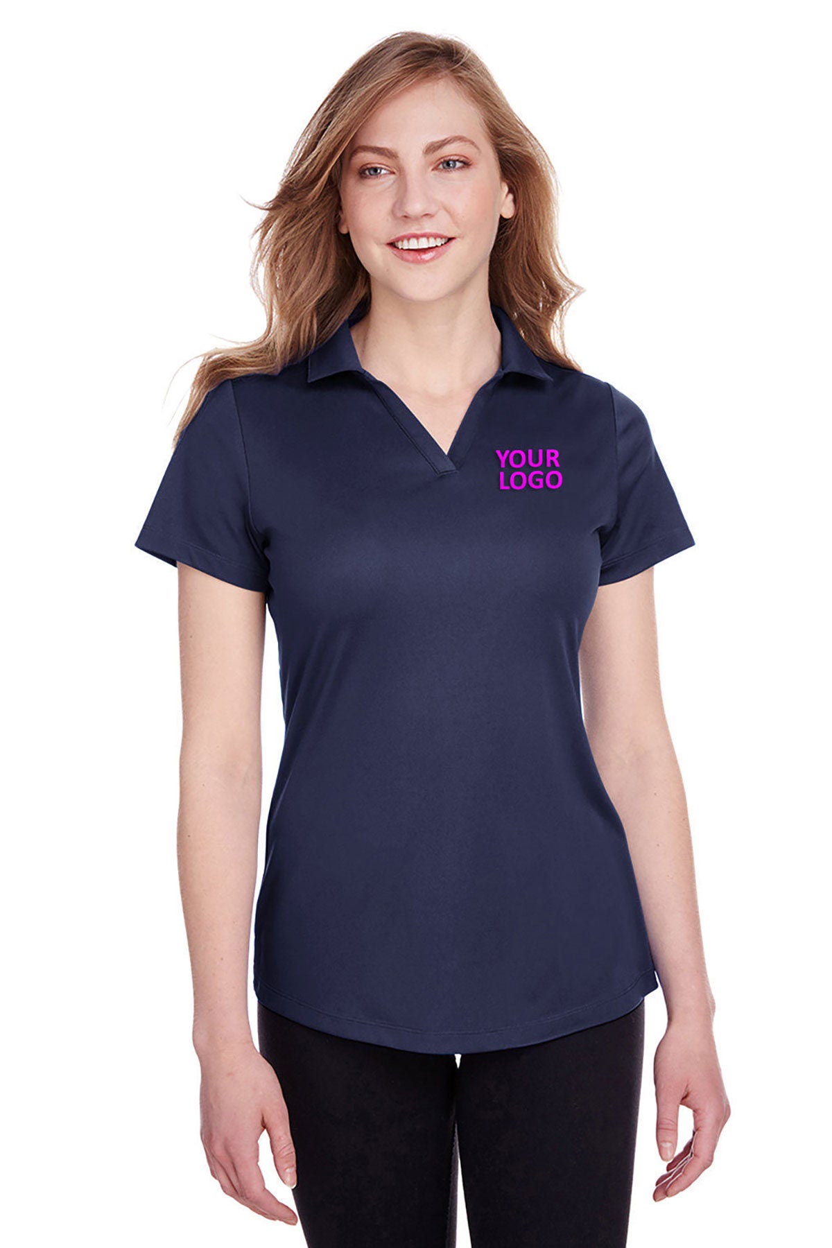 Puma Peacoat 596800 custom polo shirts with logo