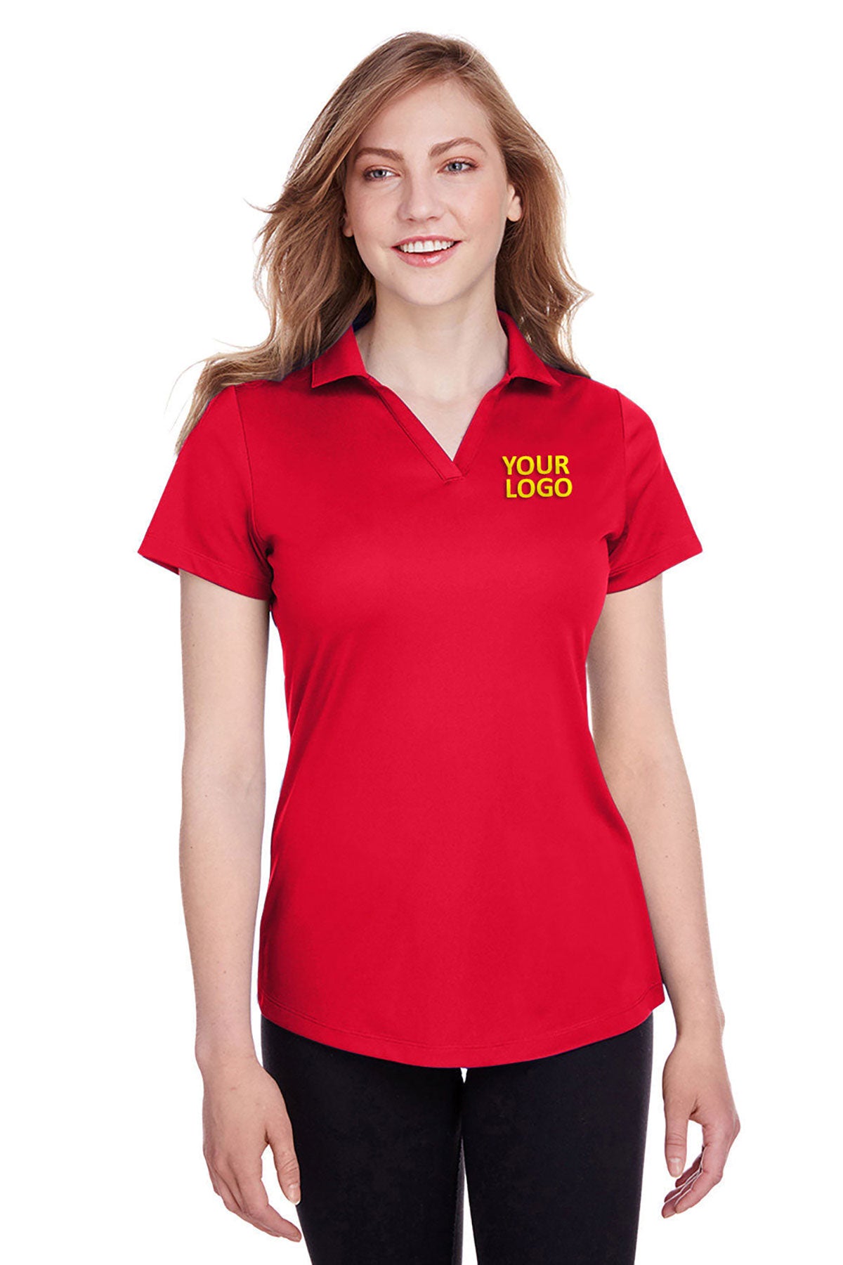 Puma Golf Ladies Icon Golf Polo, High Risk Red