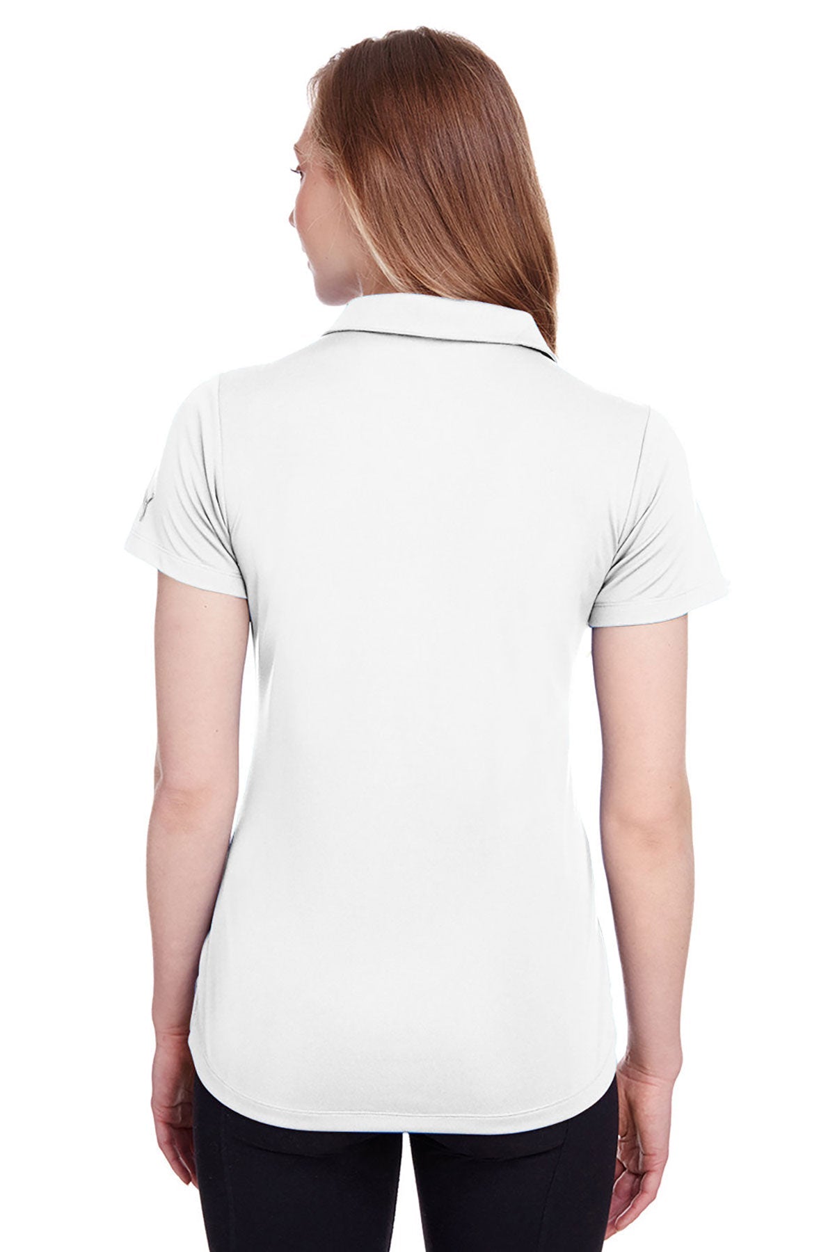 Branded Puma Golf Ladies Icon Golf Polo 596800 Bright White