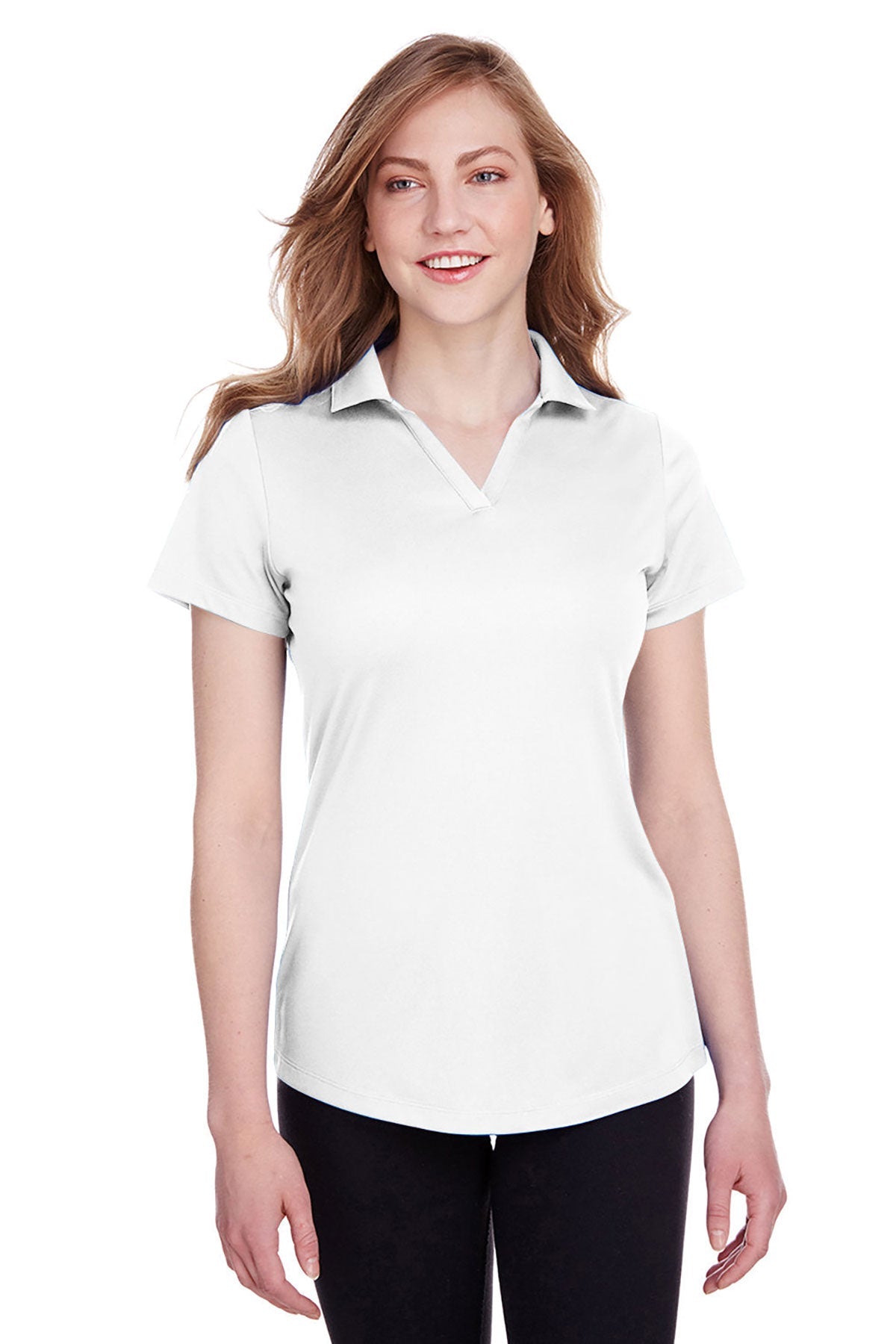 Branded Puma Golf Ladies Icon Golf Polo 596800 Bright White