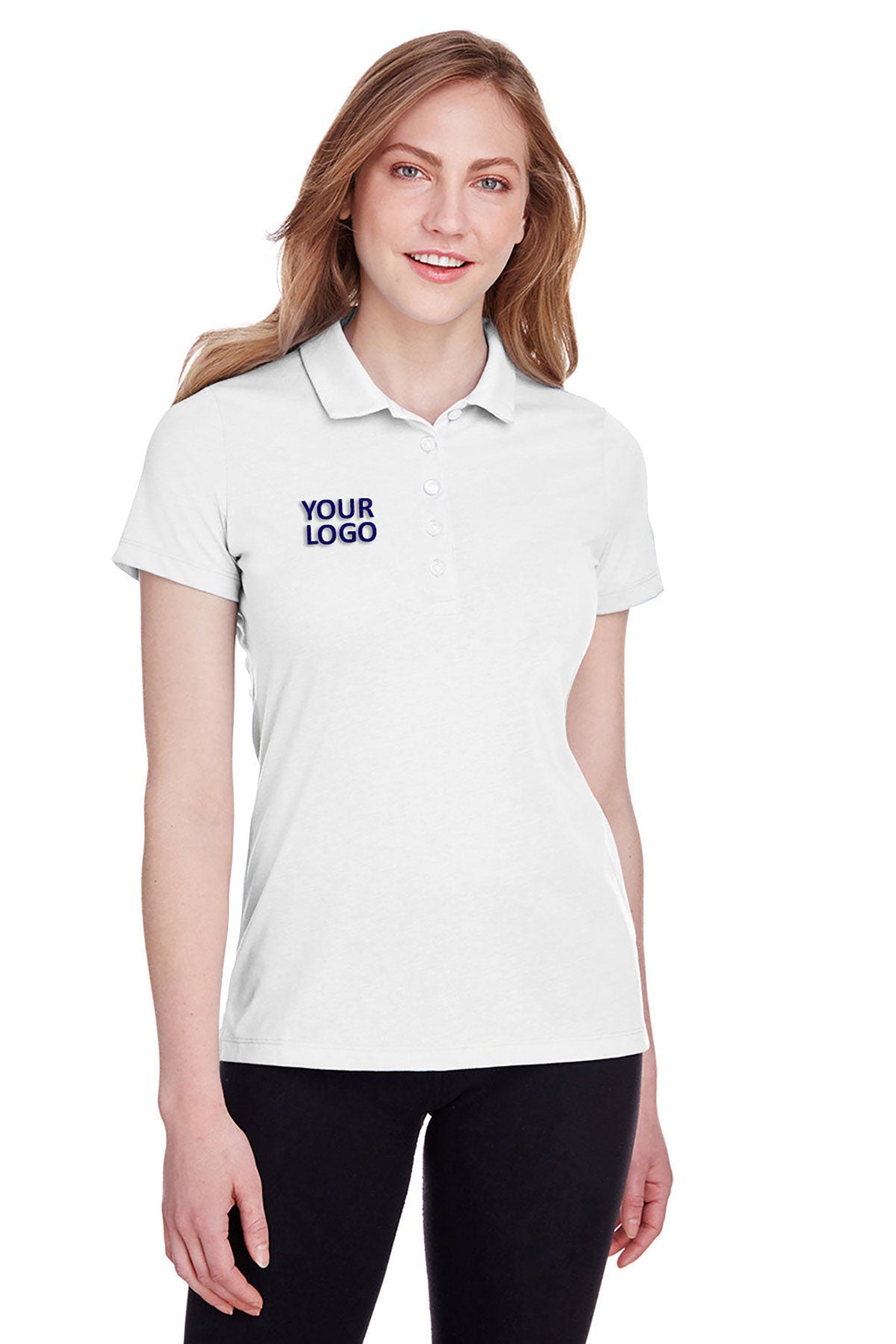 Puma Bright White 596921 custom logo polo shirts