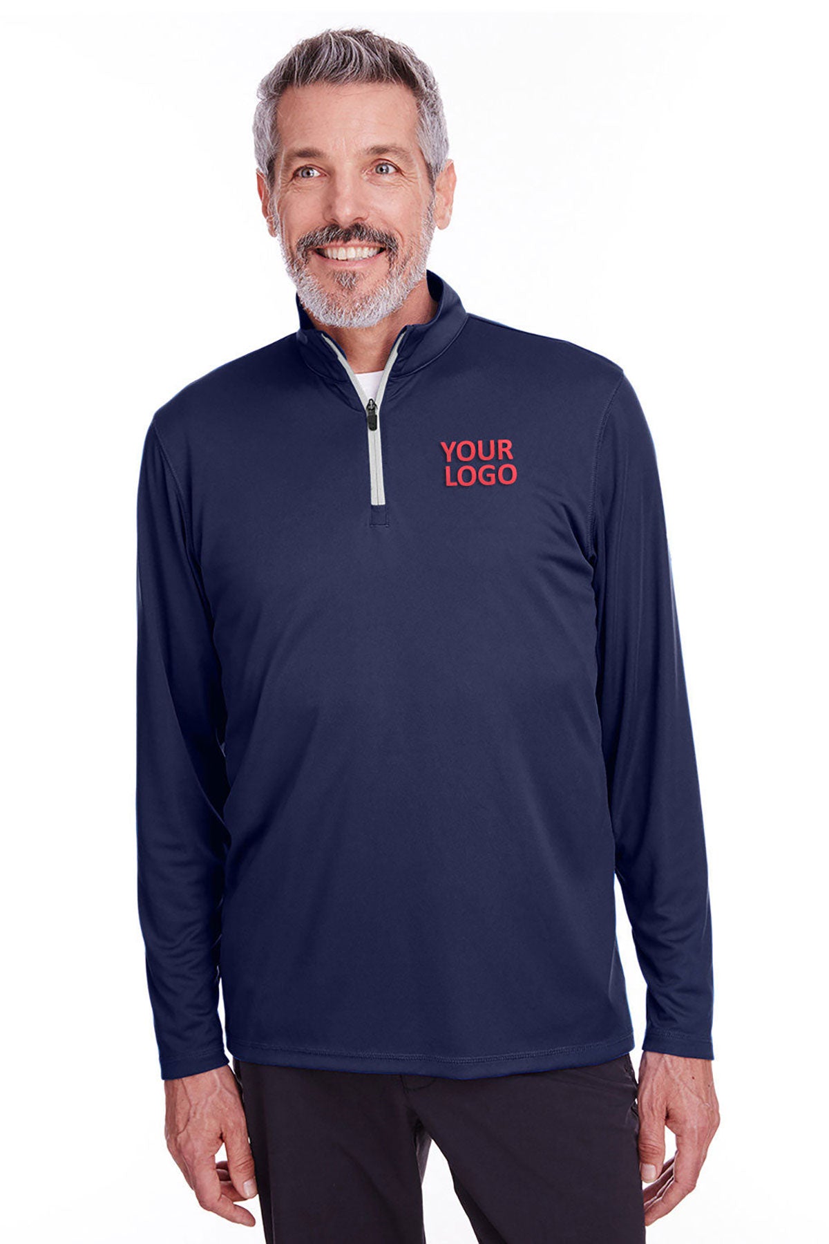 Puma Golf Men's Icon Quarter-Zip, Peacoat