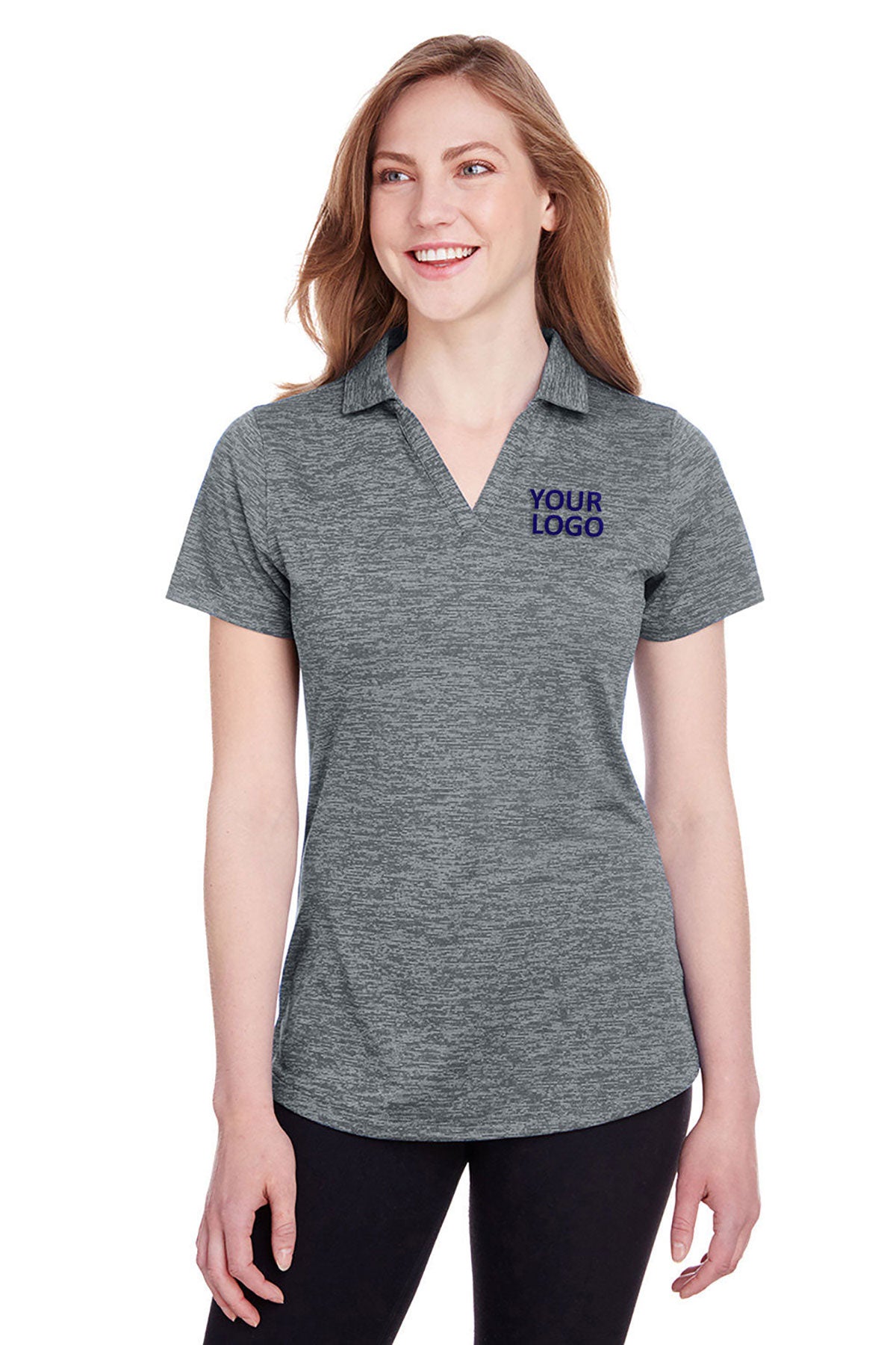 Puma Quiet Shade 596802 custom logo polo shirts embroidered