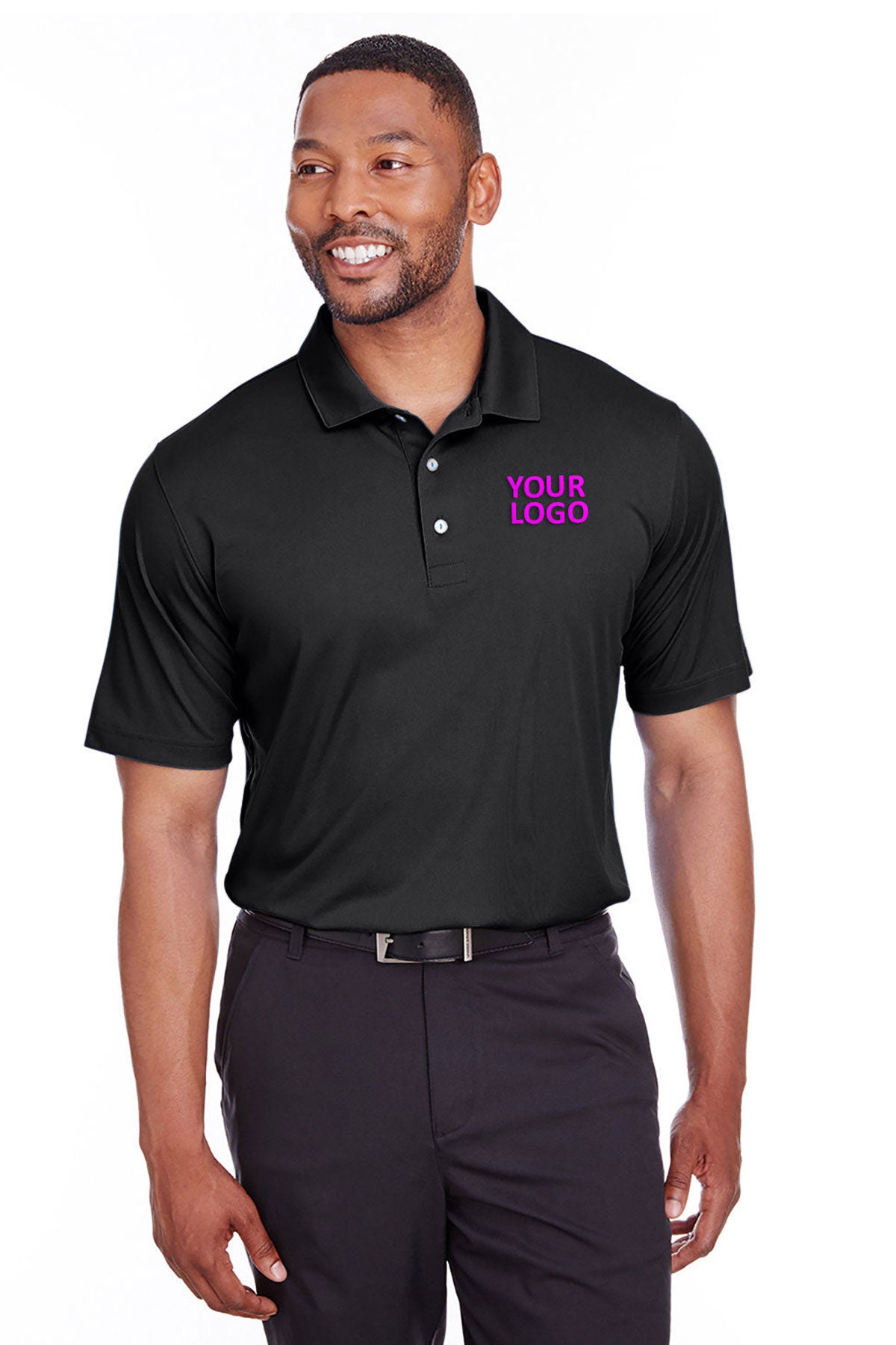 Puma Puma Black 596799 custom dri fit polo shirts