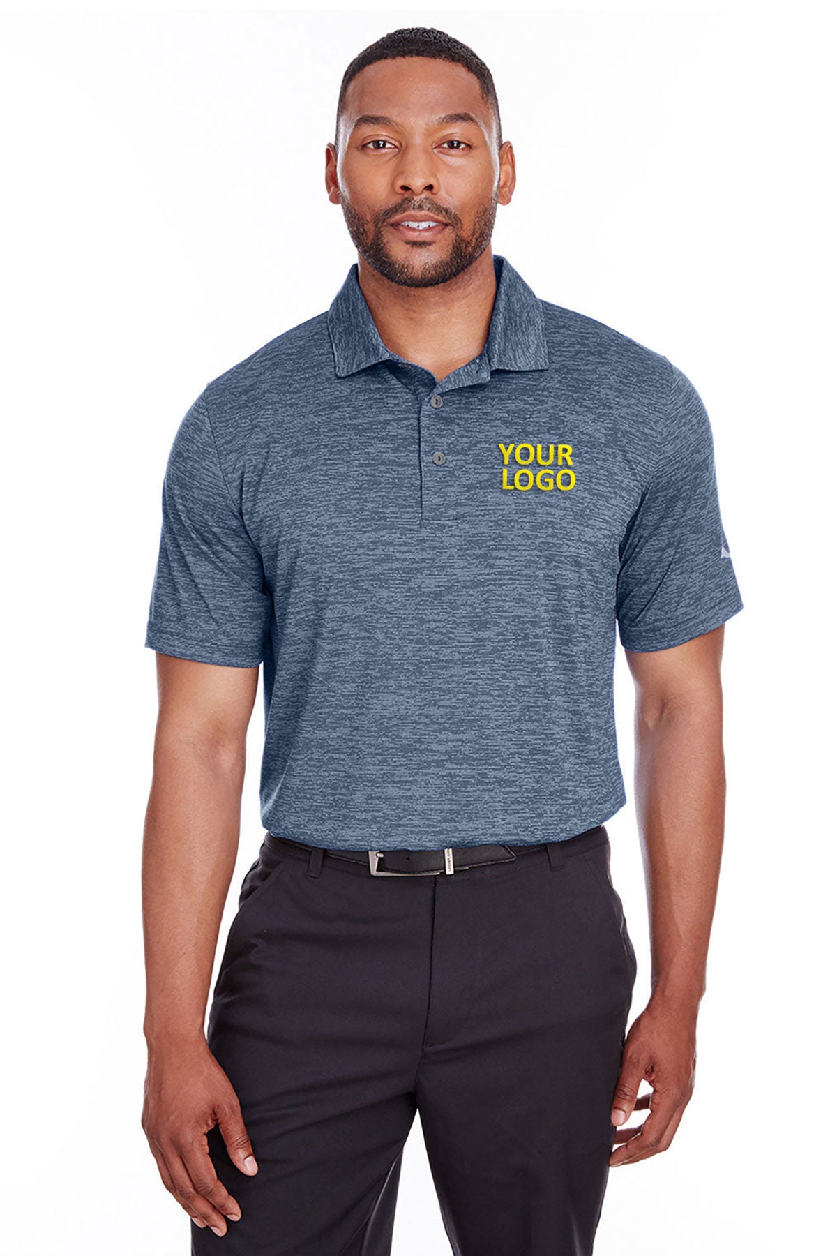Puma Golf Men's Icon Heather Polo, Peacoat
