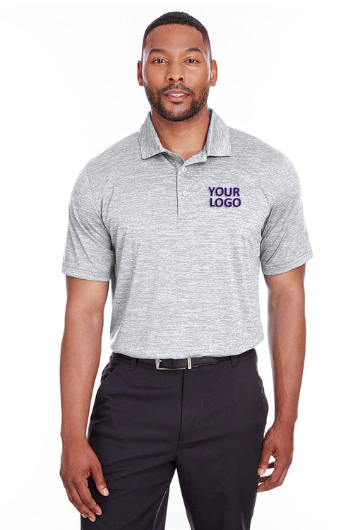 Puma Golf Ladies Icon Heather Polo, Bright White [CEI Consulting]