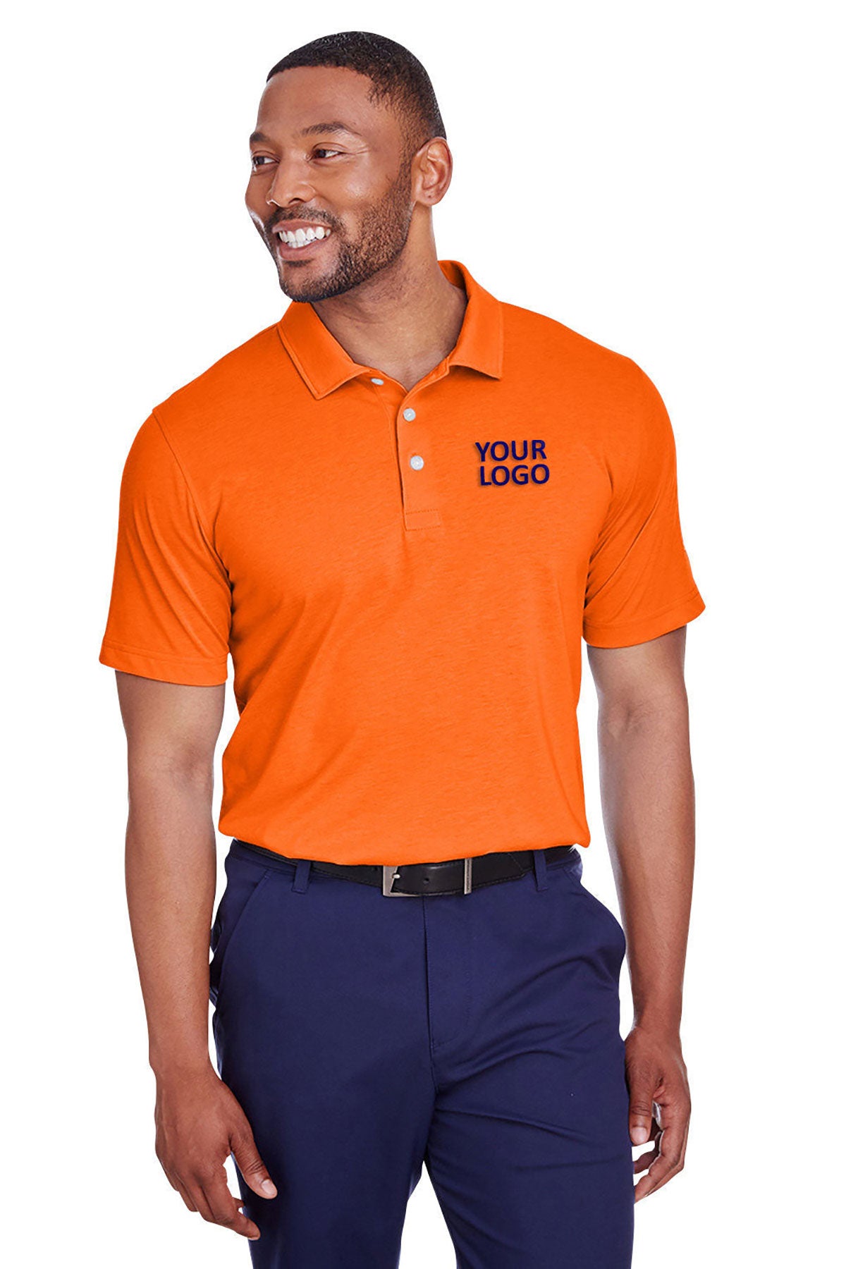 Puma Golf Men's Fusion Polo, Vibrant Orange
