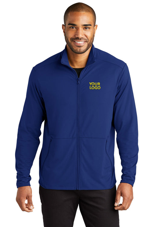 Port Authority Womens Accord Stretch Fleece Custom Full-Zips, Royal