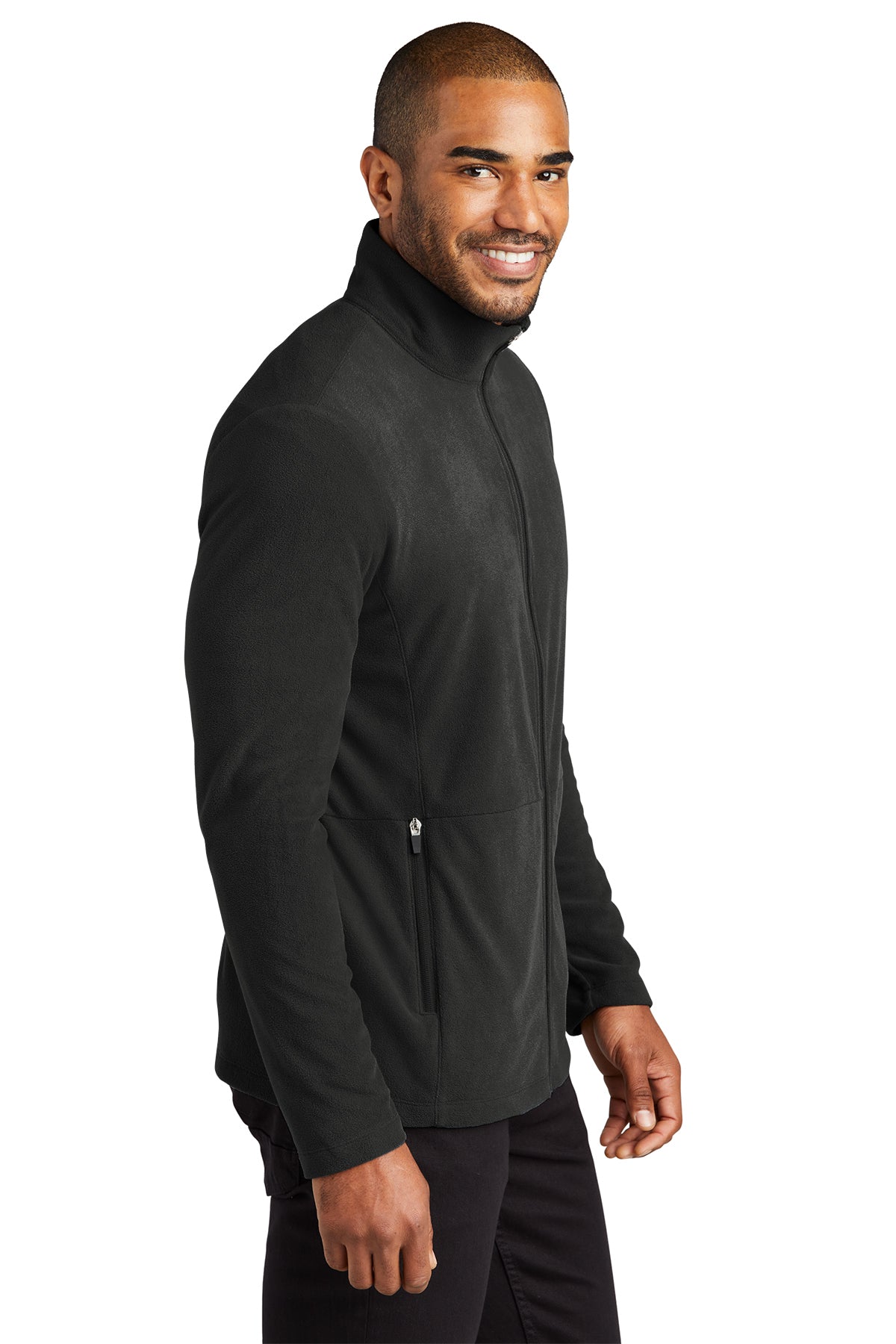 Port Authority Accord Microfleece Custom Jackets, Black