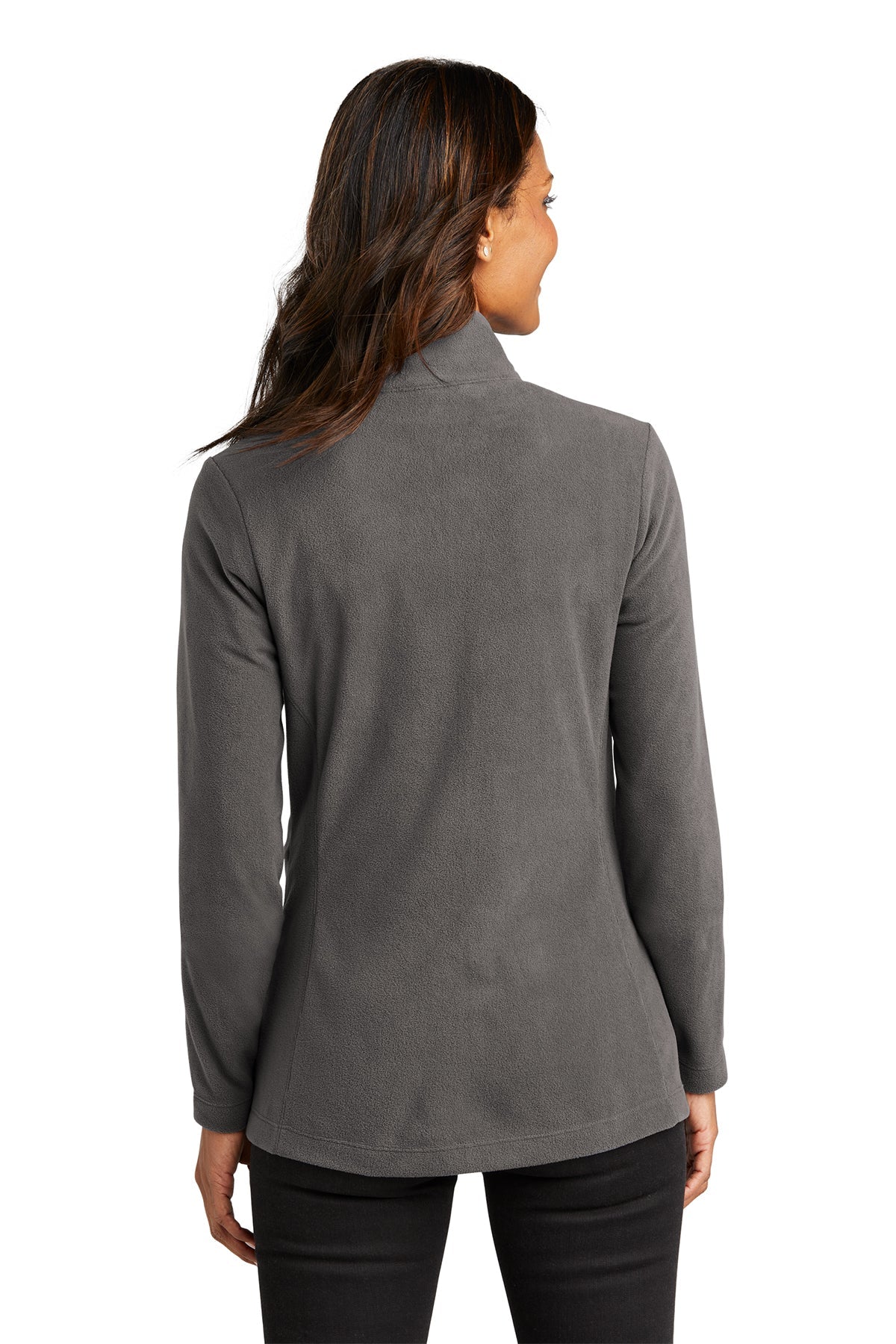 Port Authority Womens Accord Microfleece Custom Jackets, Pewter