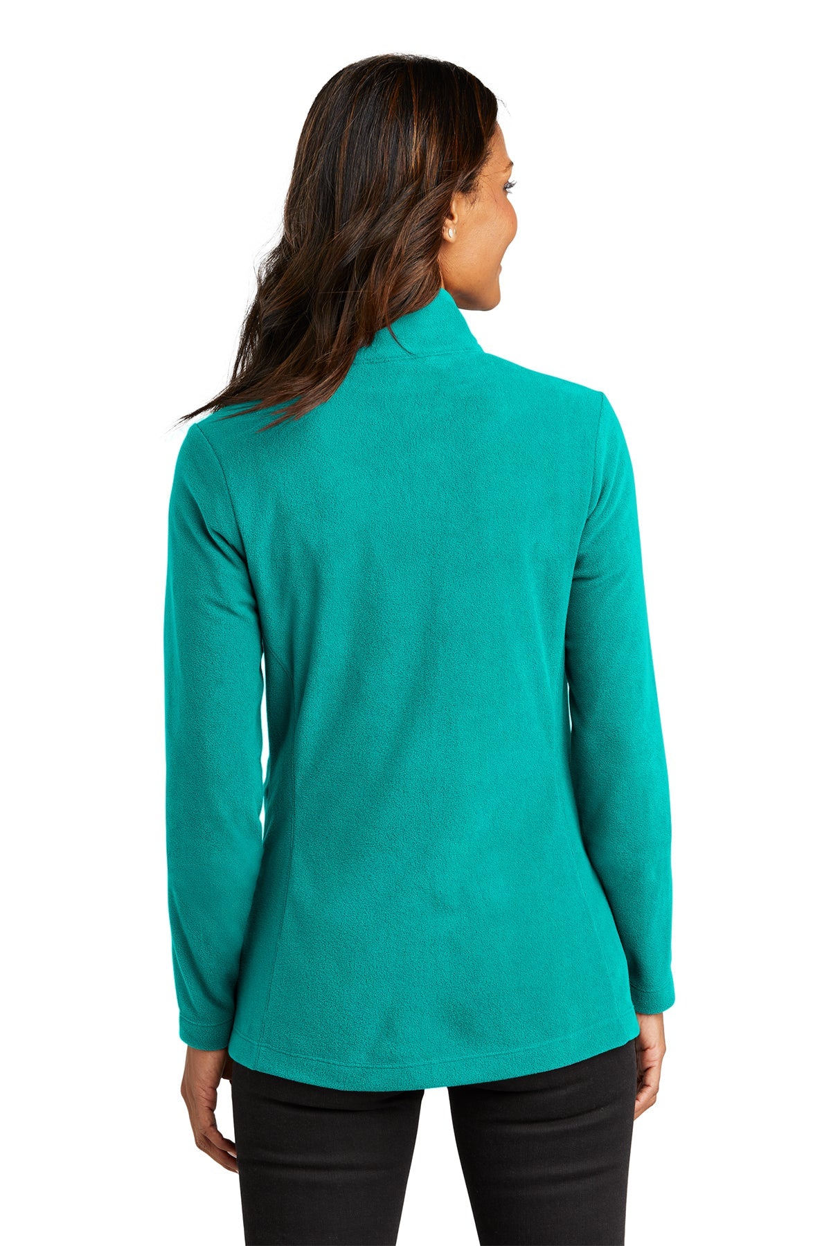 Port Authority Womens Accord Microfleece Custom Jackets, Teal Blue