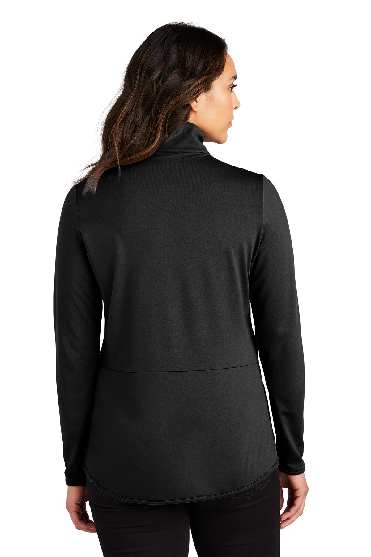 Port Authority Womens Accord Stretch Fleece Custom Full-Zips, Black