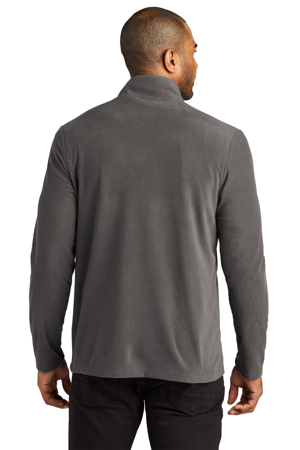 Port Authority Accord Microfleece Custom Jackets, Pewter