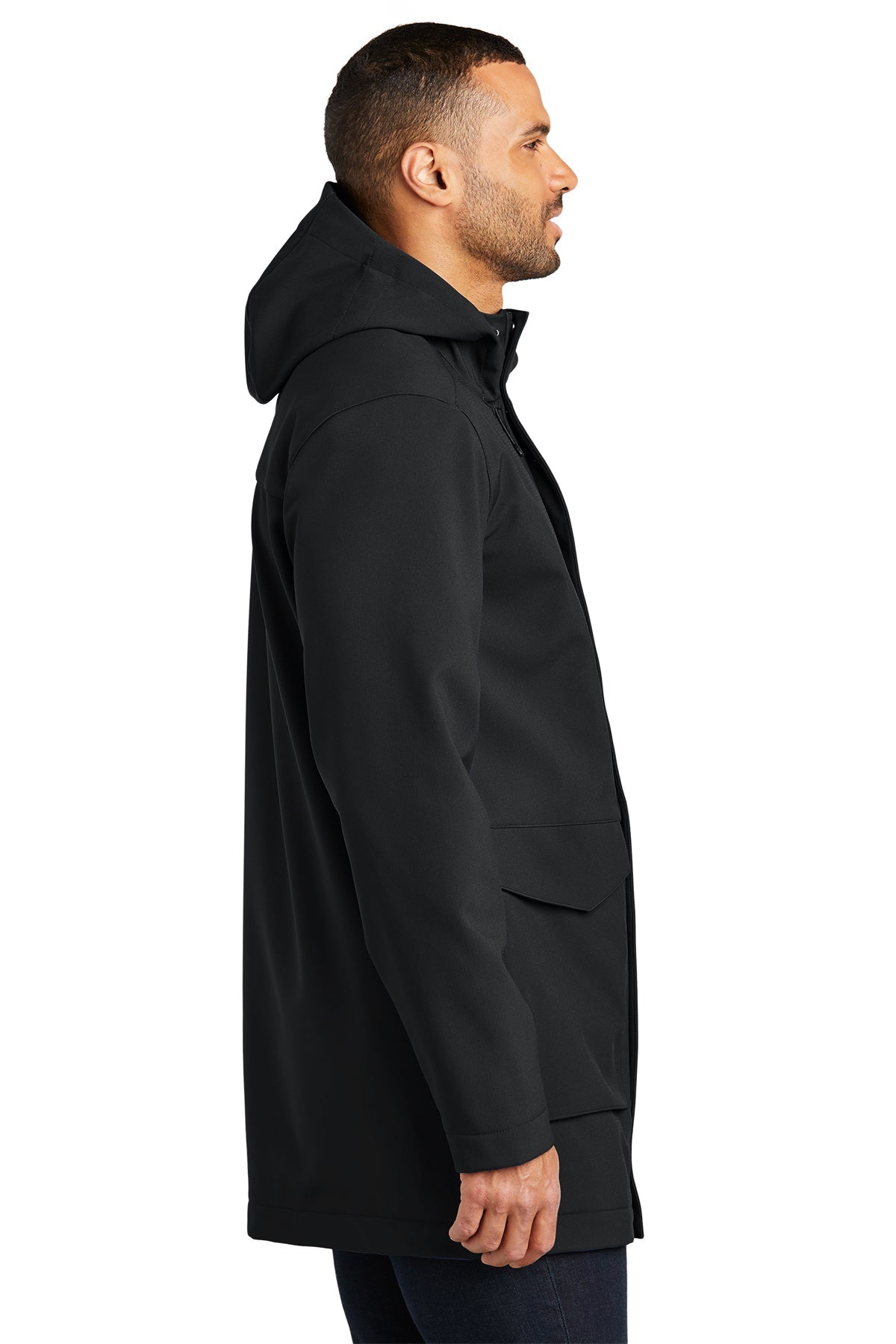 Port Authority Collective Outer Soft Shell Customized Parkas, Deep Black