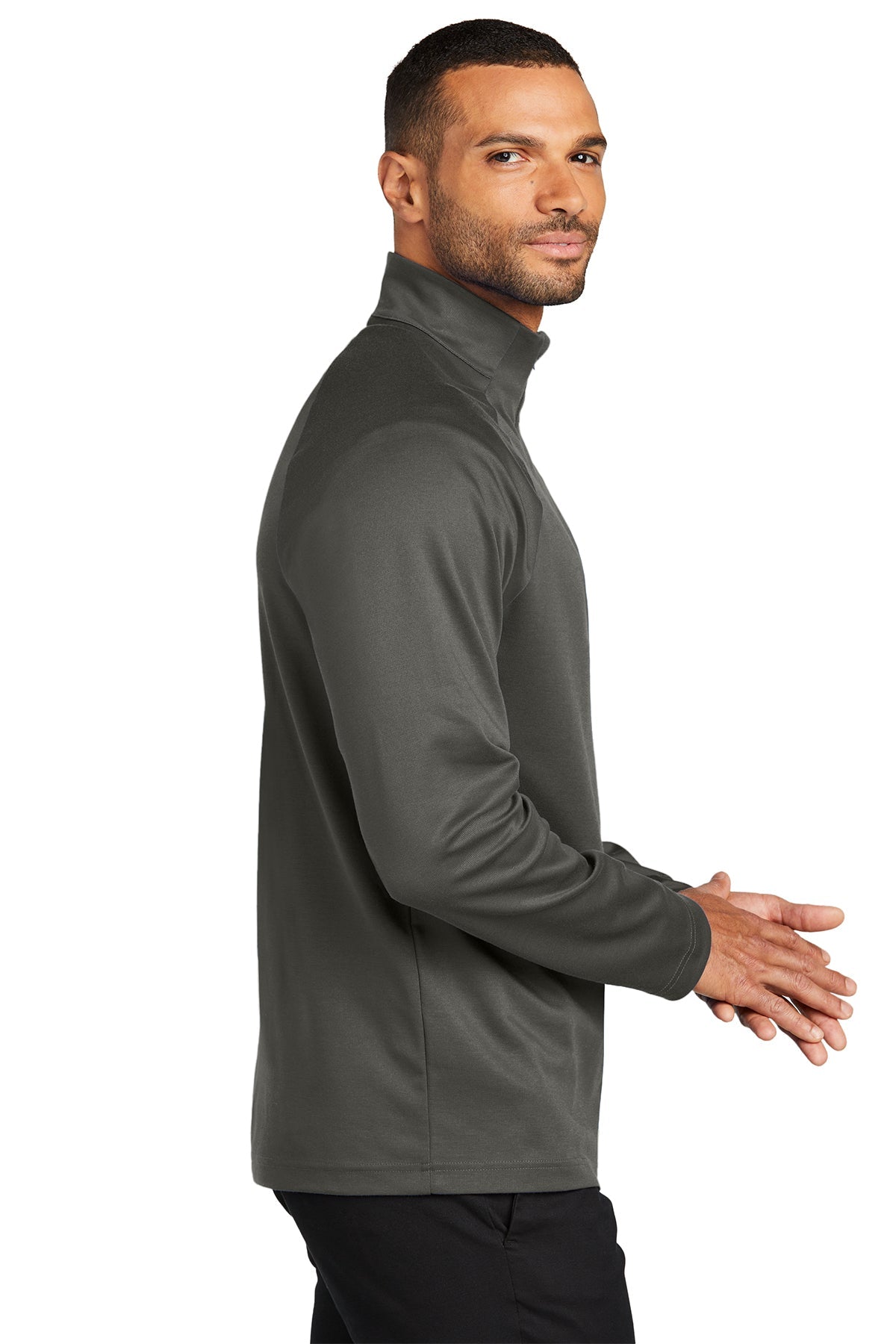 Port Authority C-Free Cypress Customized 1/4-Zips, Grey Steel [Milford Mining Company Utah]