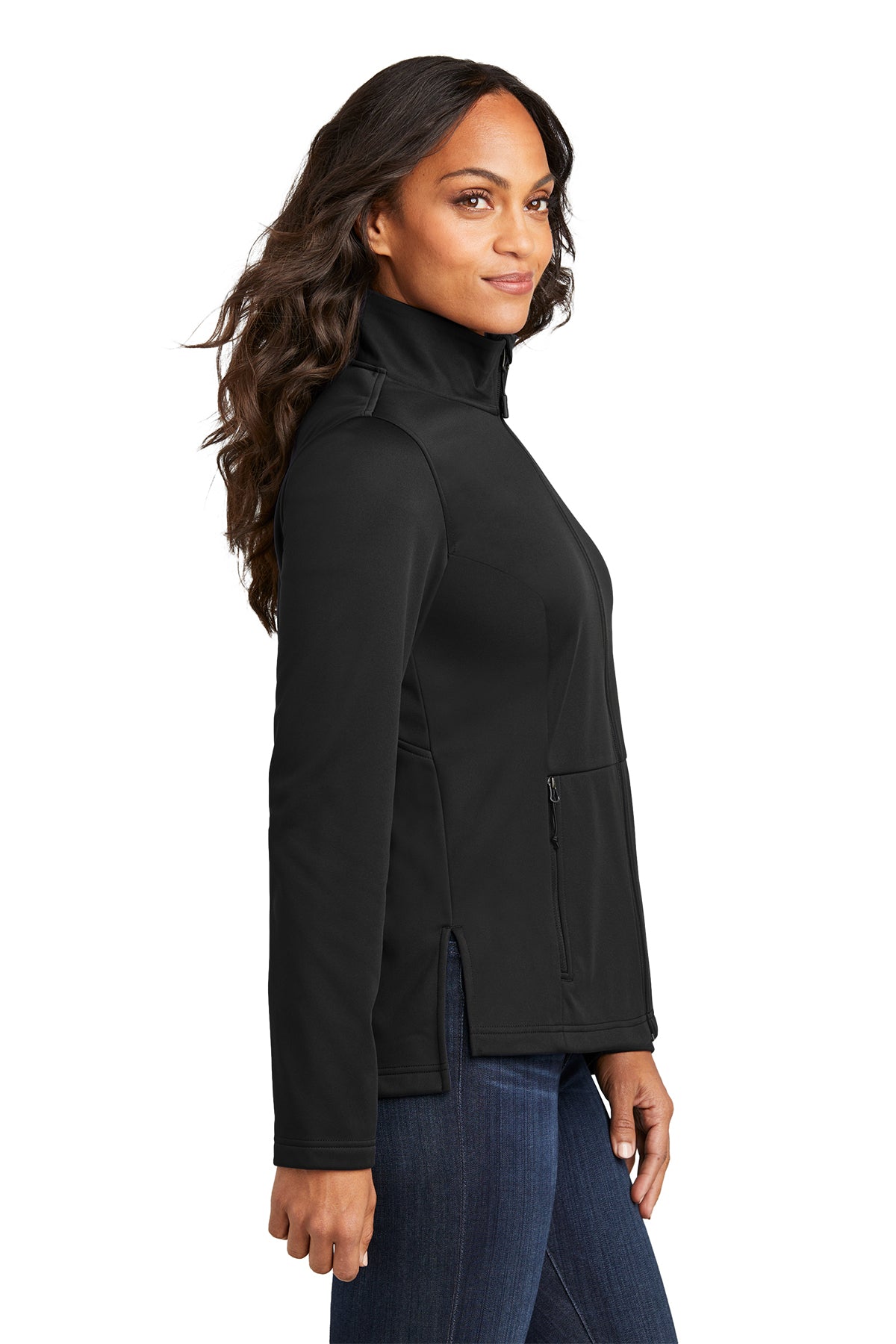 Port Authority Ladies Flexshell Custom Jackets, Deep Black